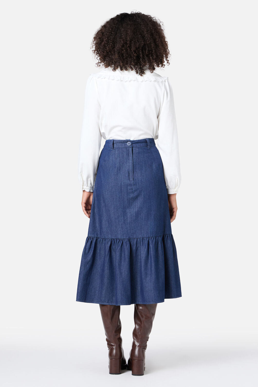 Princess Highway - Wattle Embroidered Blouse - cream