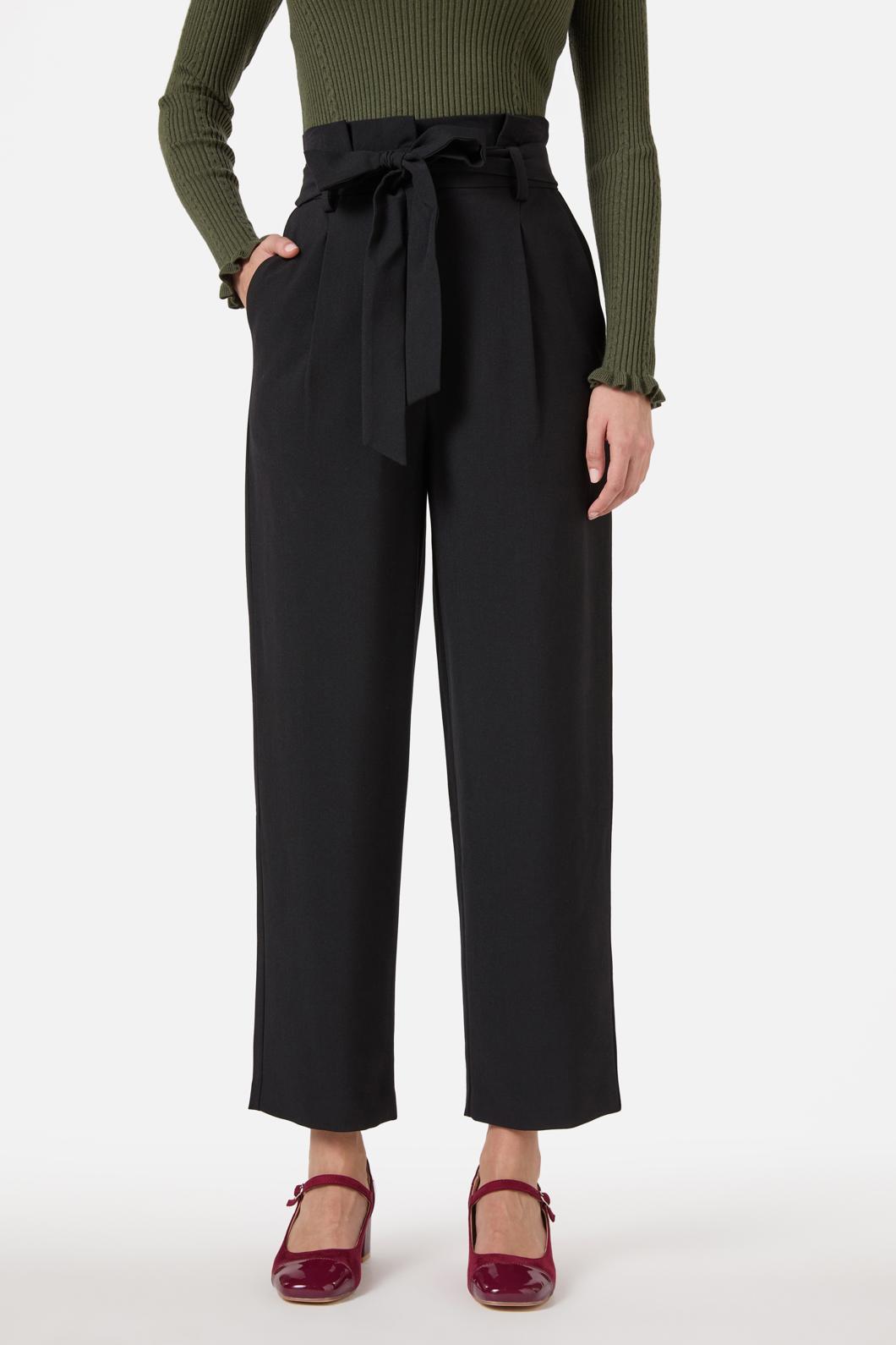 Princess Highway - Hailey High Waisted Pleat Pant - black