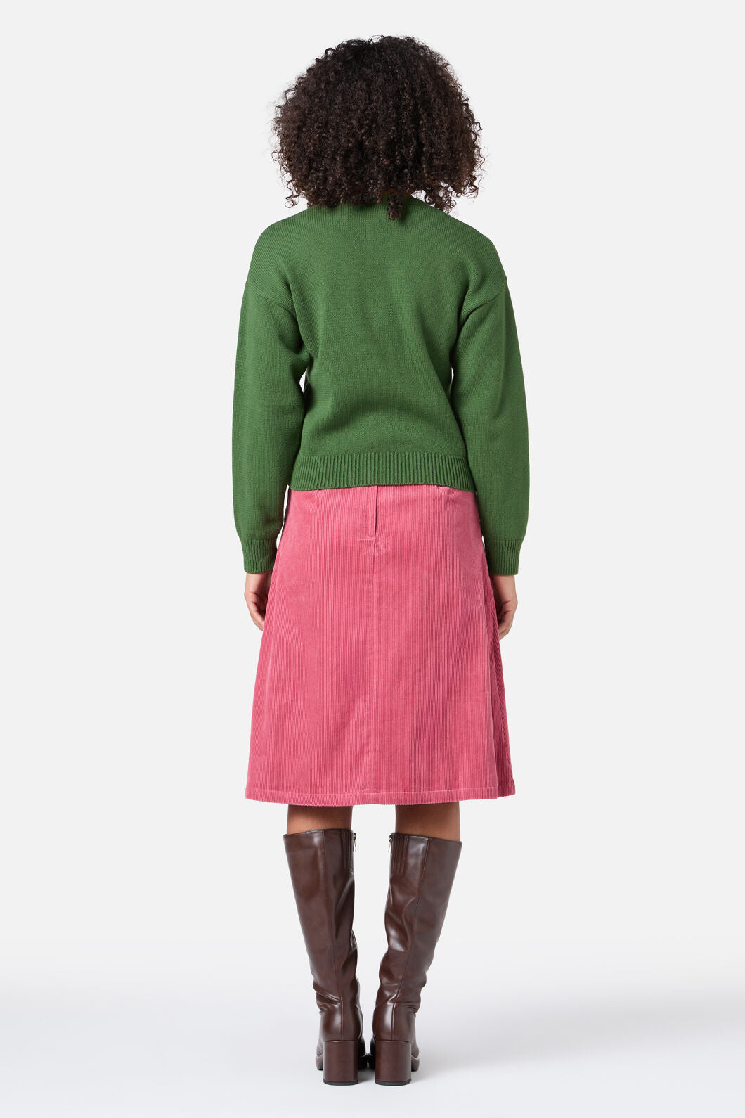 Princess Highway - Fruit Embroidered Cardigan - green