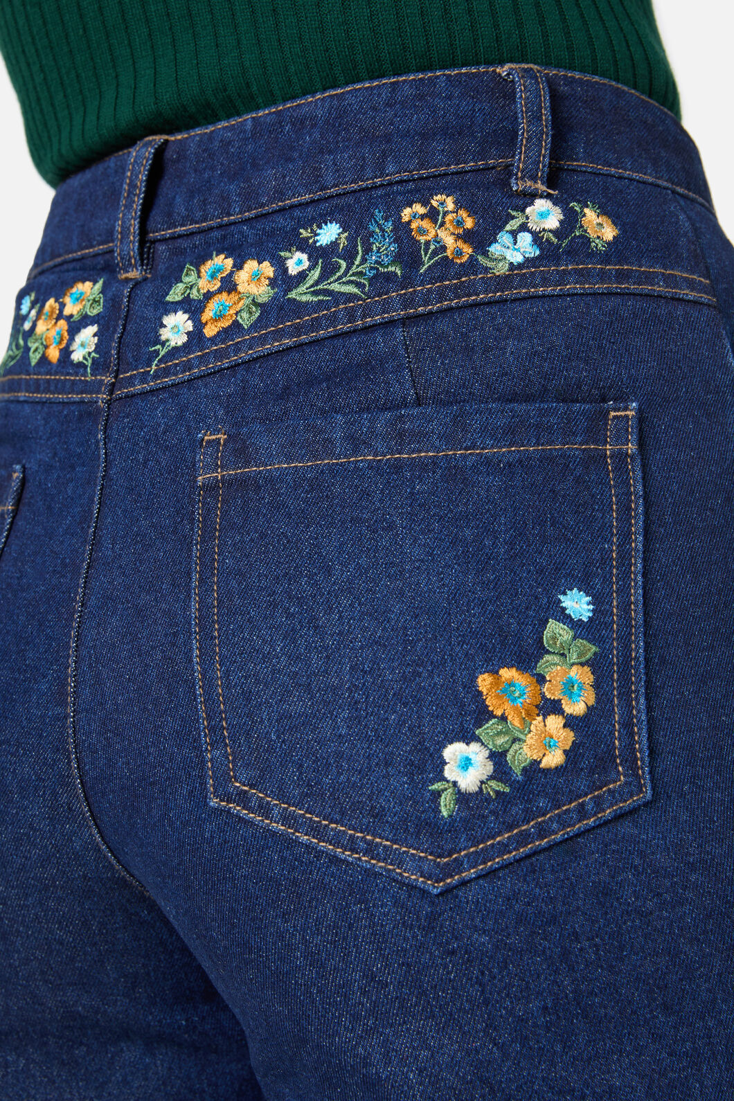 Princess Highway - Ada Embroidered Jean - blue-denim