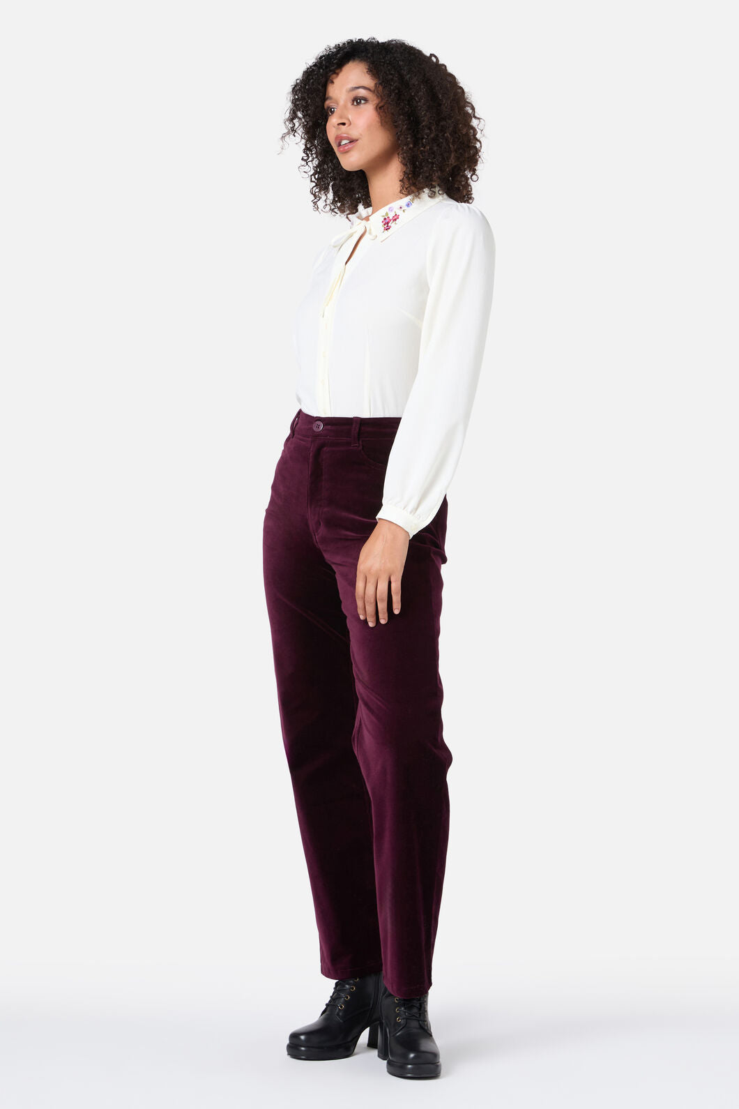 Princess Highway - Ada Embroidered Blouse - cream