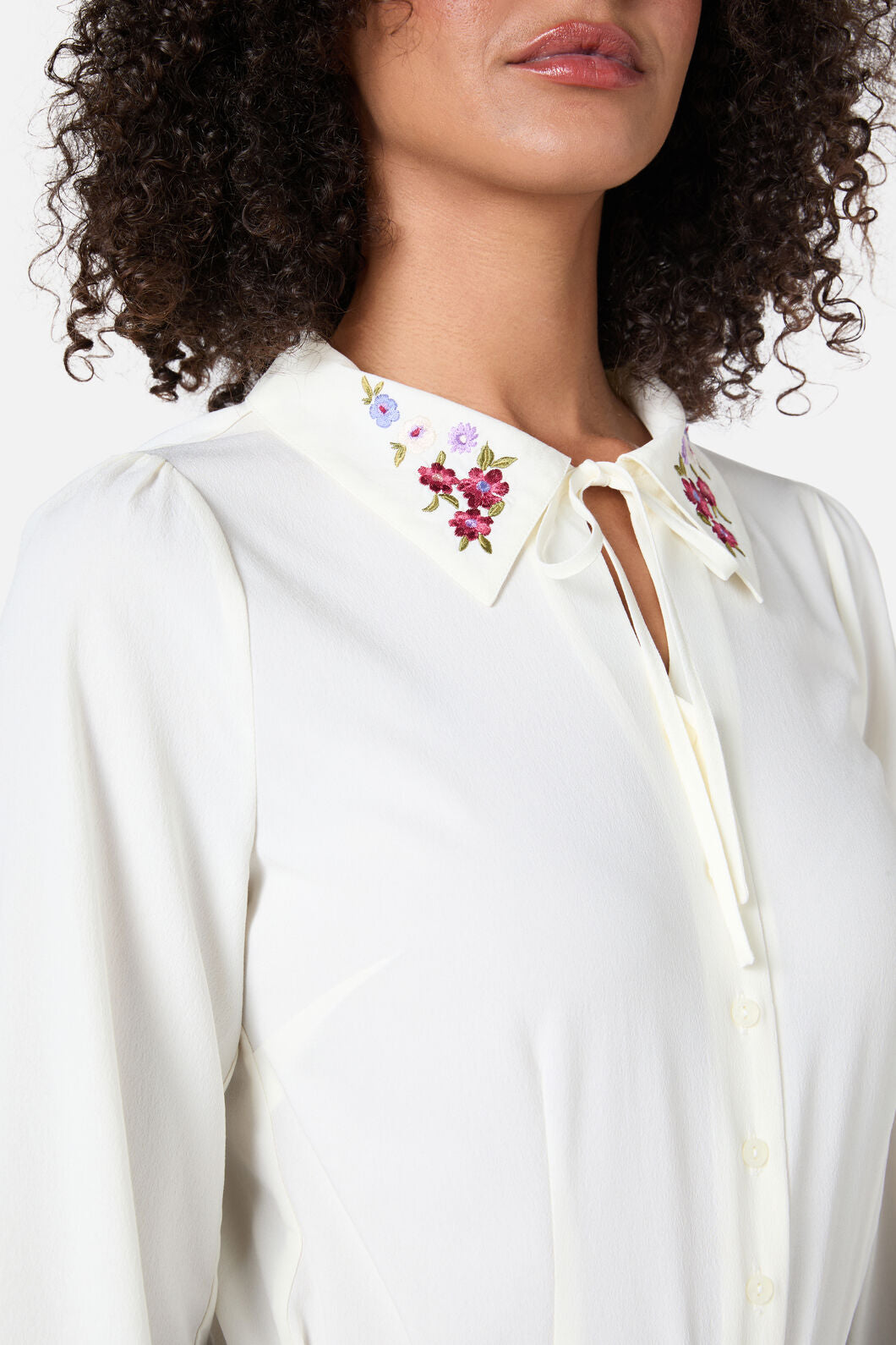 Princess Highway - Ada Embroidered Blouse - cream