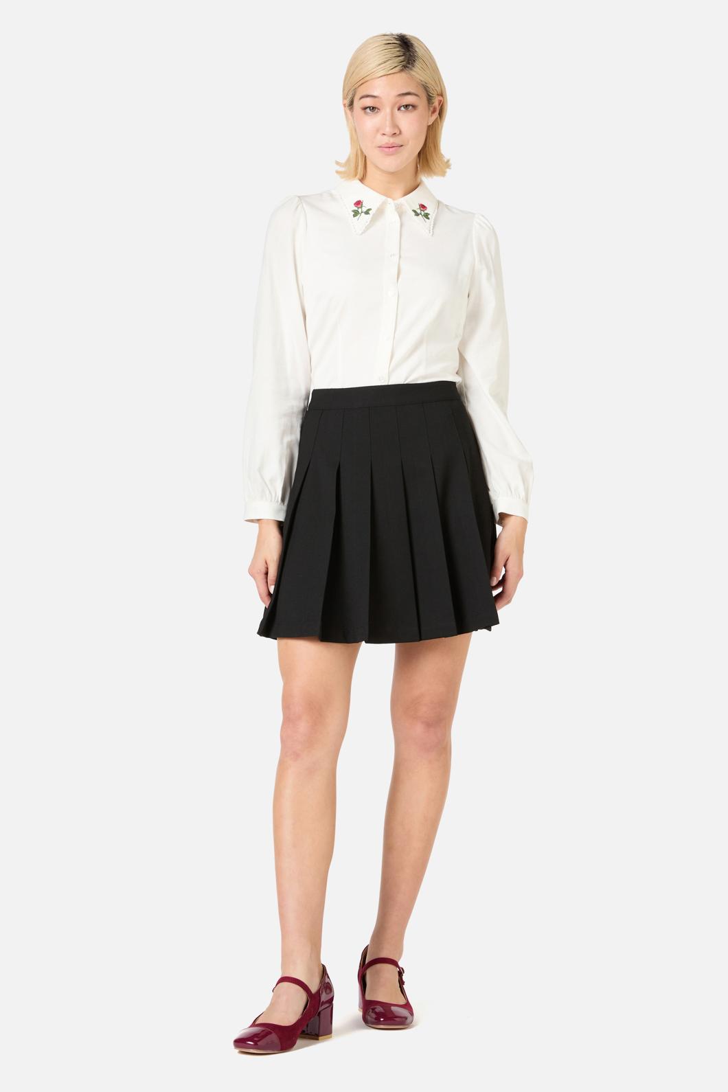 Princess Highway - Briony Pleated Mini Skirt - black