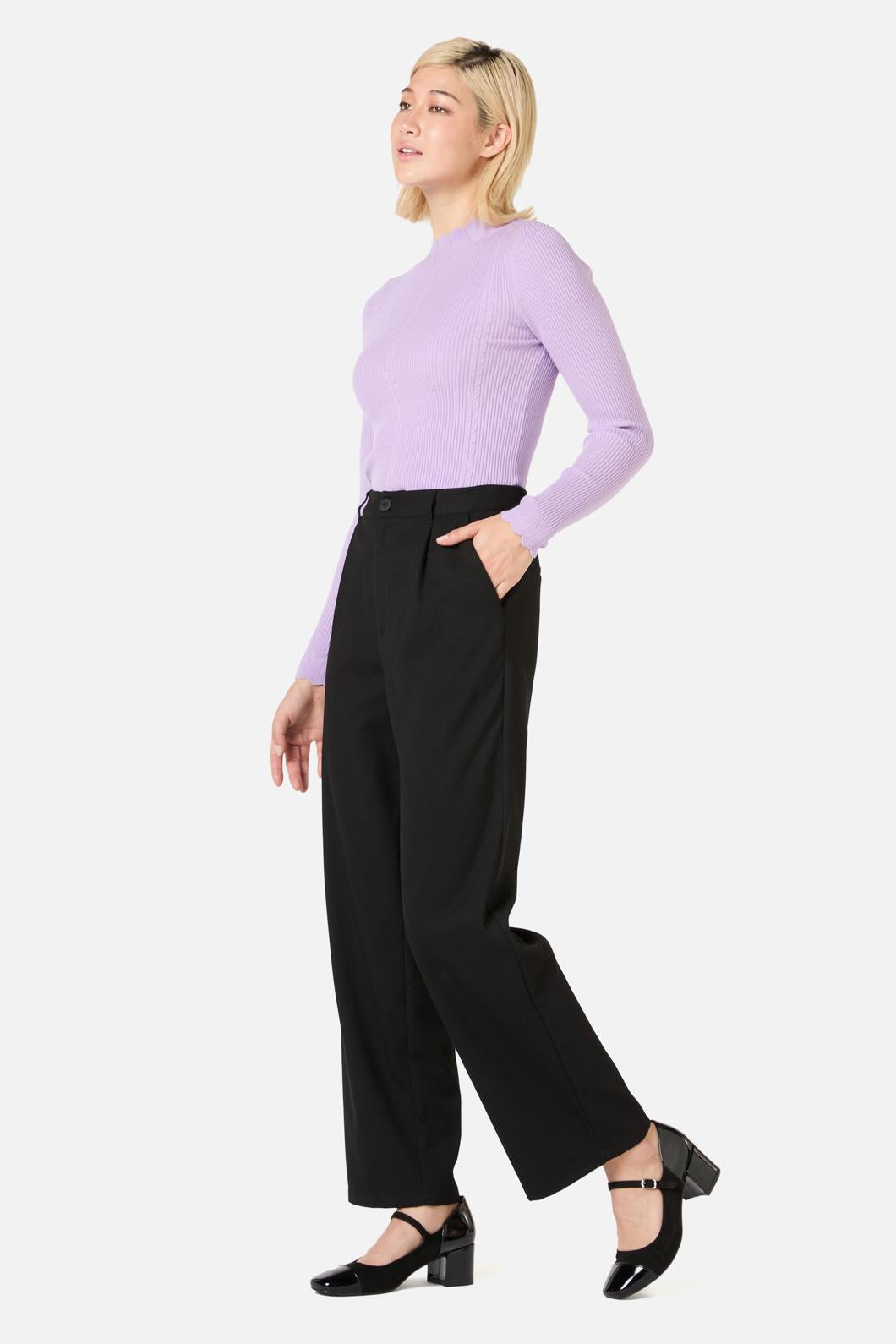 Princess Highway - Briony Tailored Work Pant - black