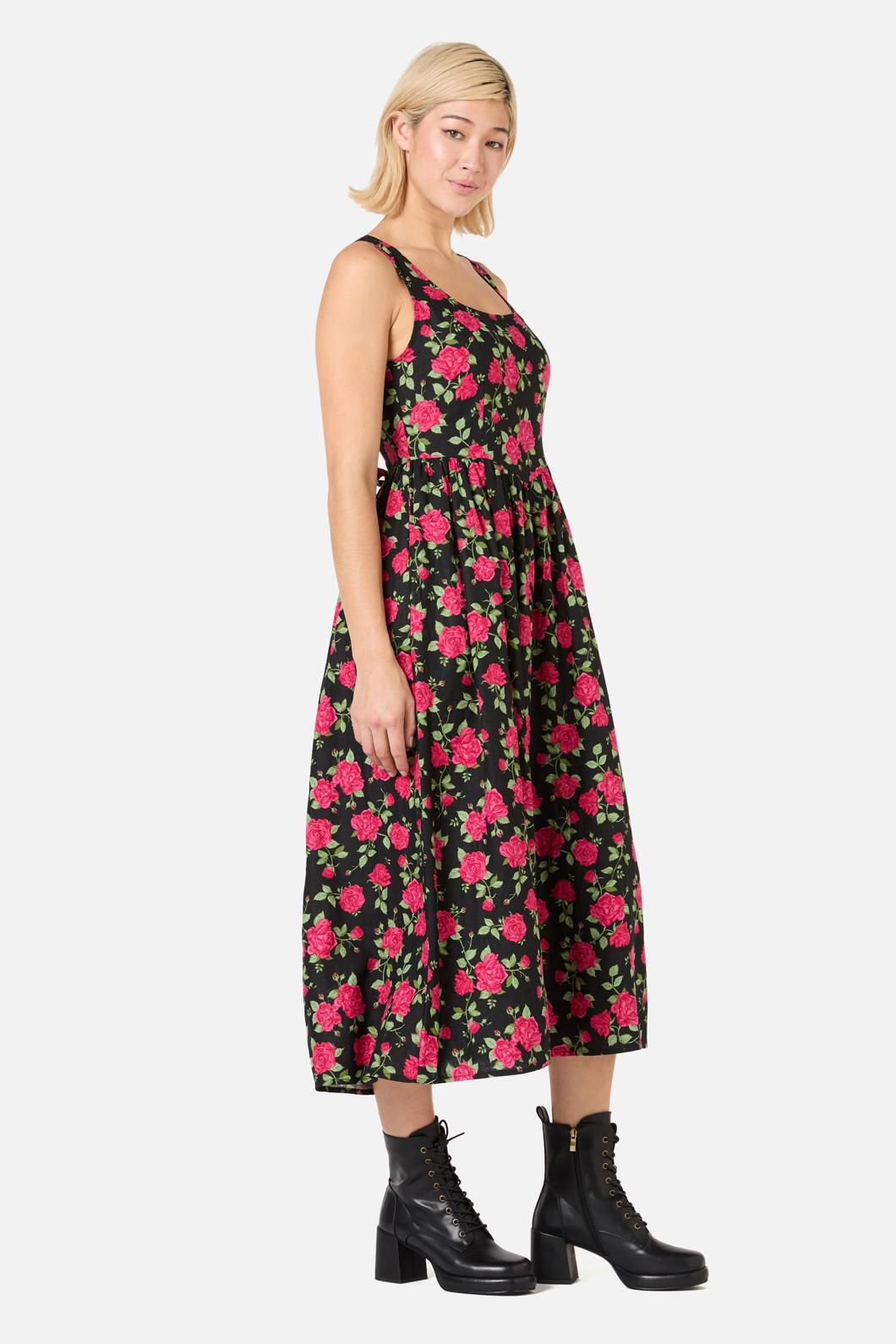 Princess Highway - Winter Rose Midi Dress - pink