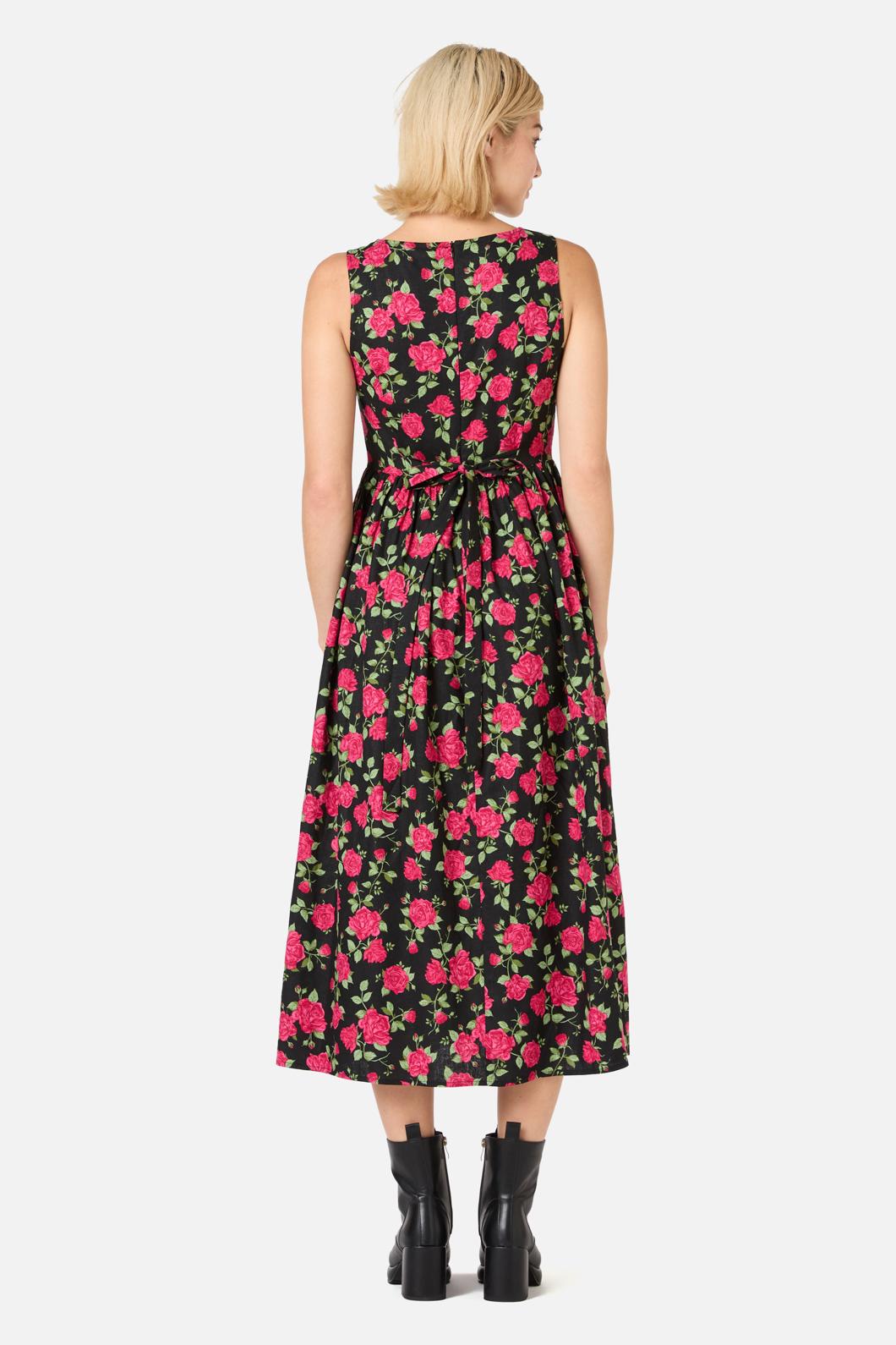 Princess Highway - Winter Rose Midi Dress - pink