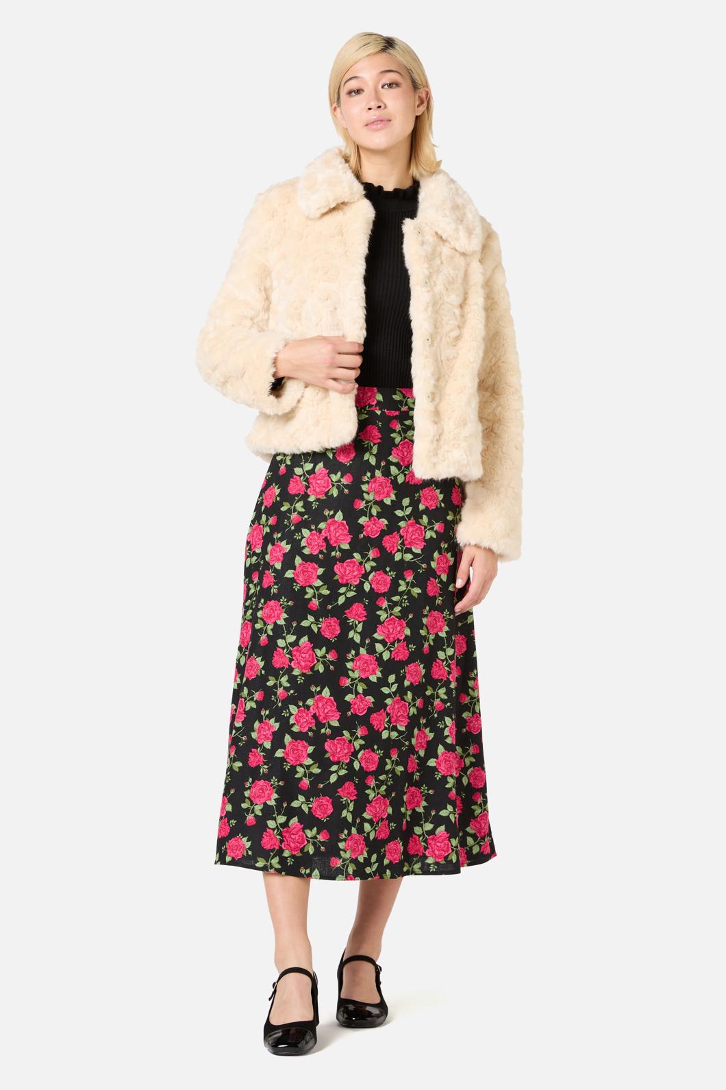 Princess Highway - Penelope Faux Fur Jacket - cream