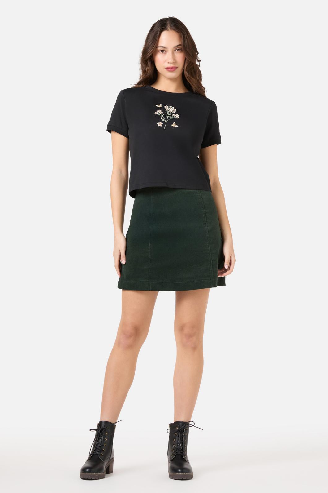 Princess Highway - Wax Flower Tee - black