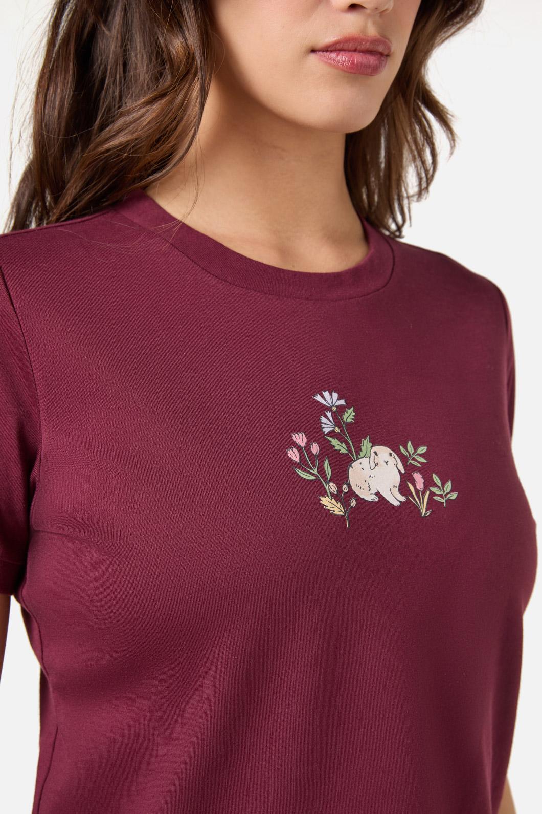 Princess Highway - Coco Rabbit Tee - plum