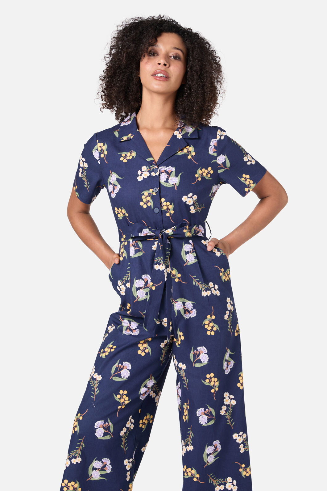 Princess Highway - Elsie Native Jumpsuit - navy