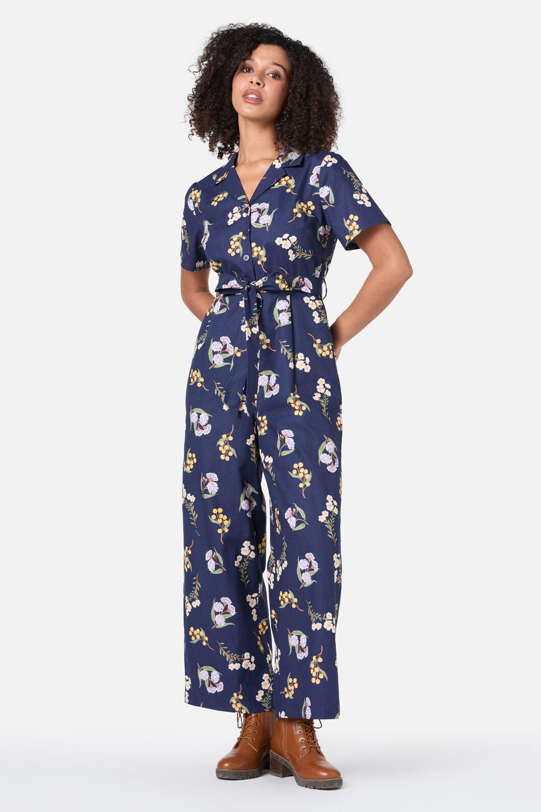 Princess Highway - Elsie Native Jumpsuit - navy
