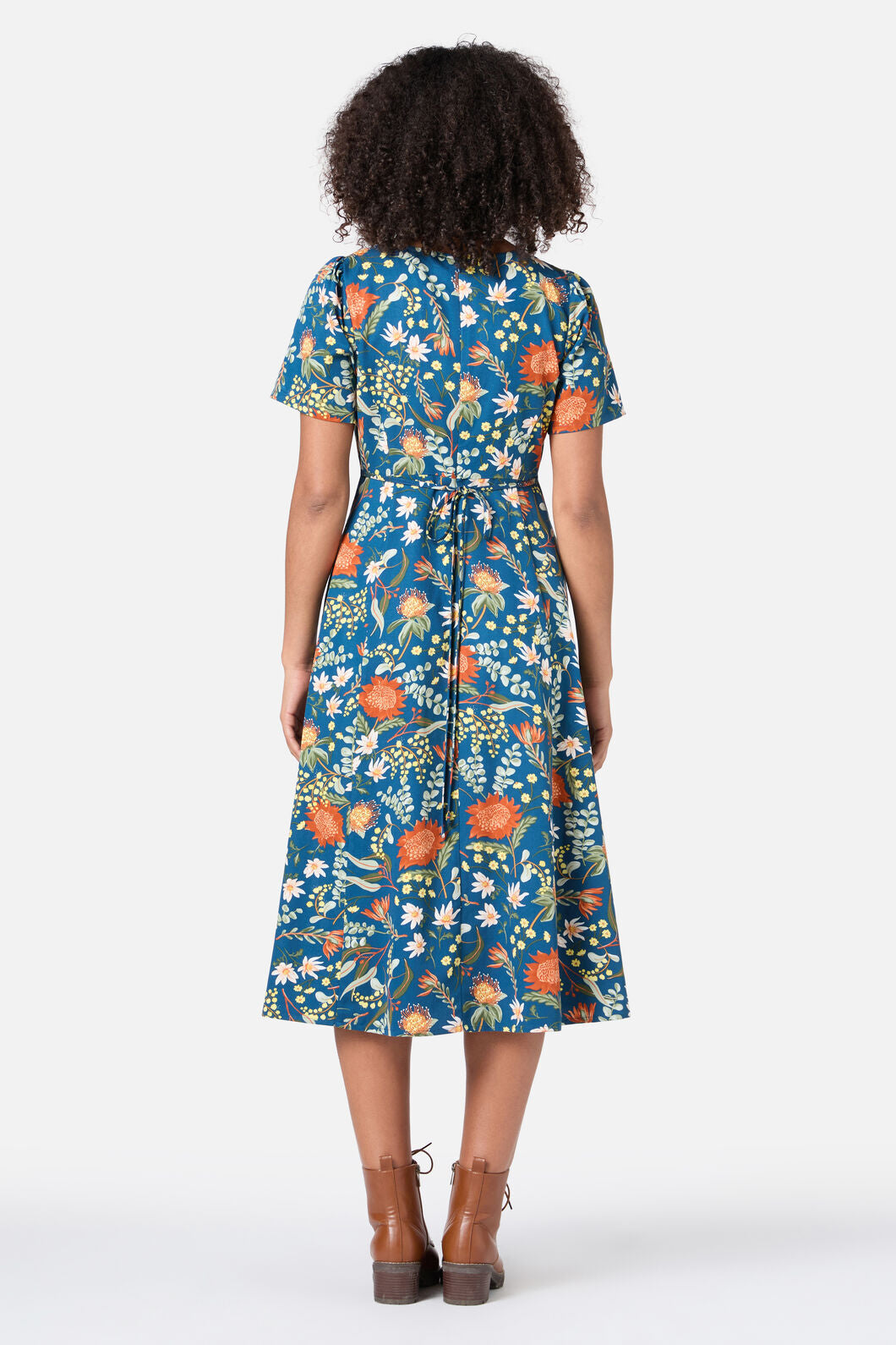 Princess Highway - Opal Native Midi Dress - teal