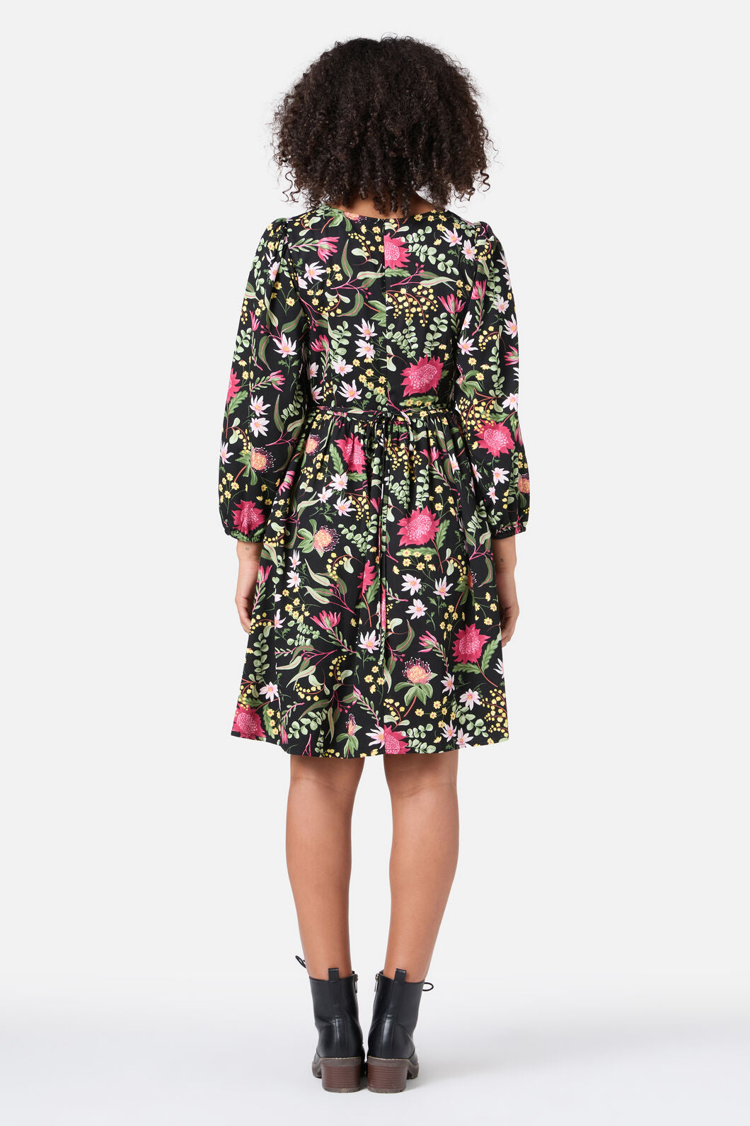 Princess Highway - Opal Native Smock Dress - black