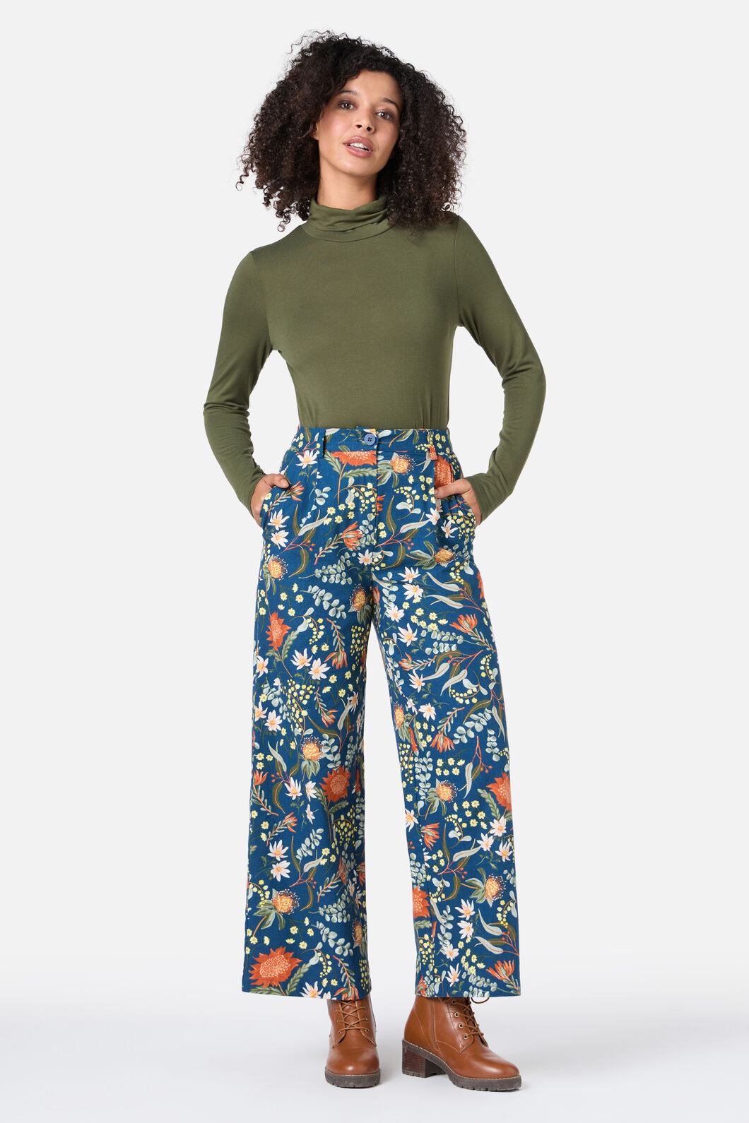 Princess Highway - Jenna Skivvy Top - olive