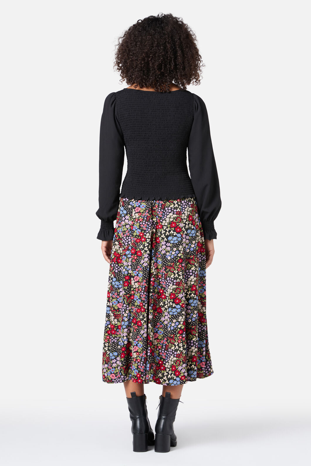 Princess Highway - Ebony Shirred Top - black