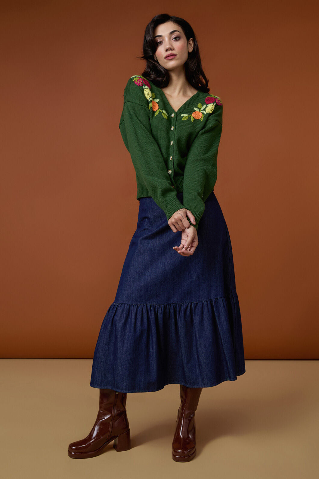 Princess Highway - Kara Denim Midi Skirt - denim