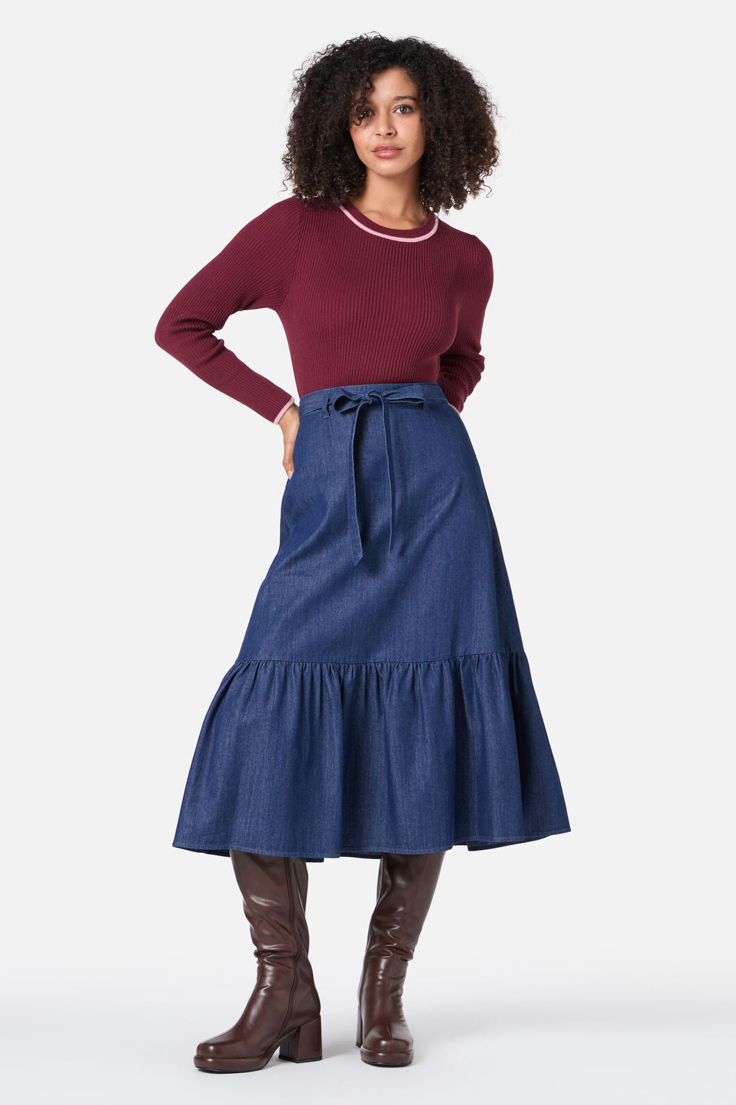 Princess Highway - Kara Denim Midi Skirt - denim