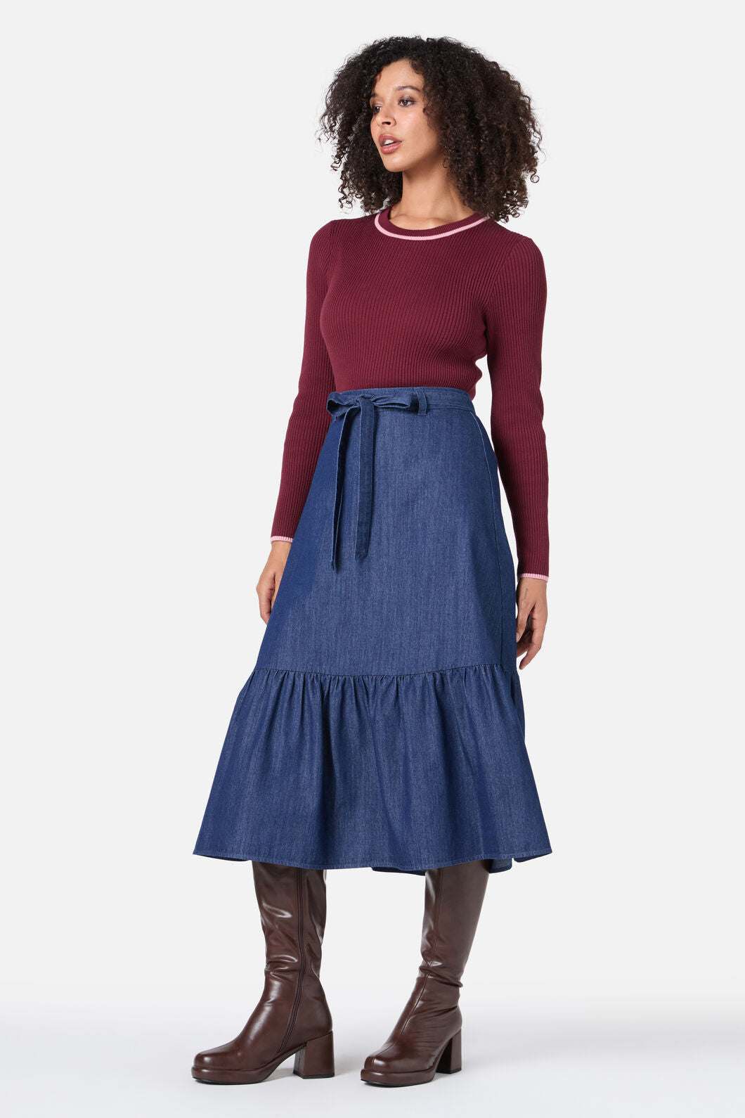 Princess Highway - Kara Denim Midi Skirt - denim