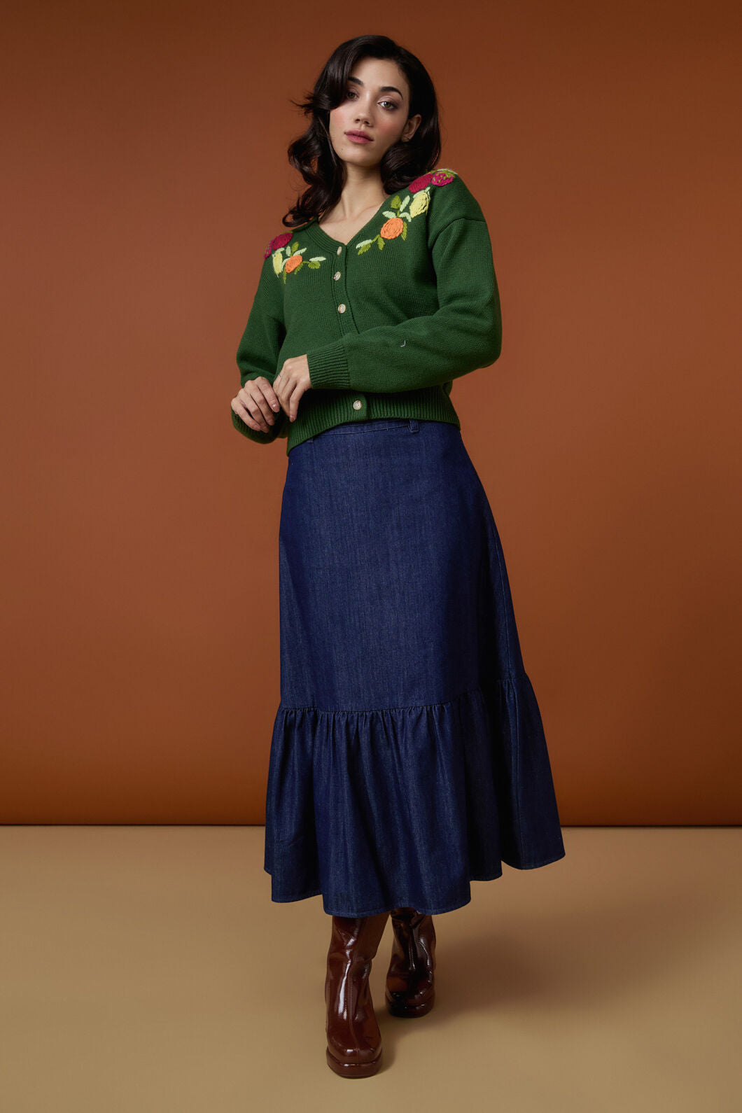 Princess Highway - Kara Denim Midi Skirt - denim