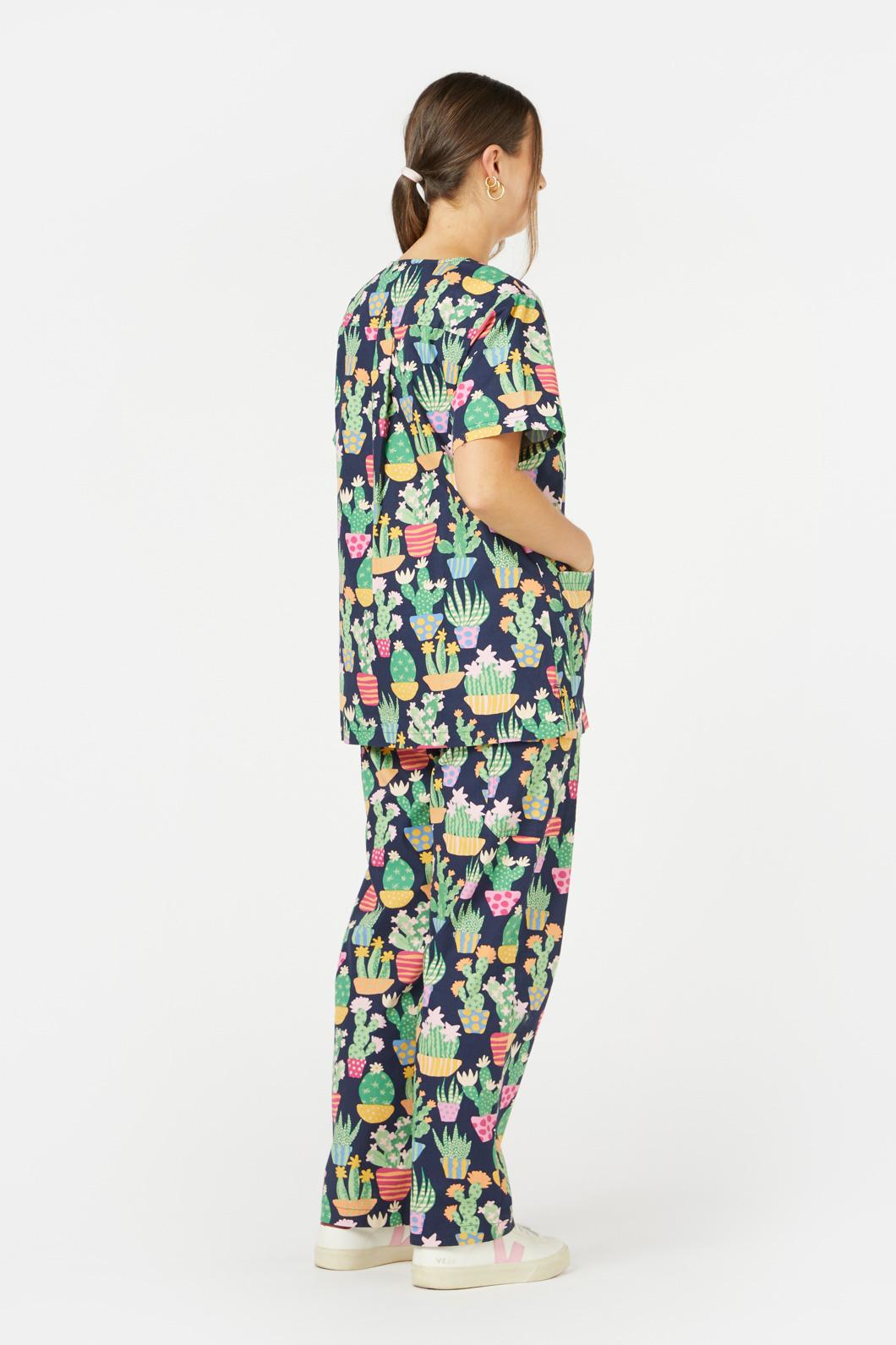 Princess Highway - Cactus Scrub Set - navy