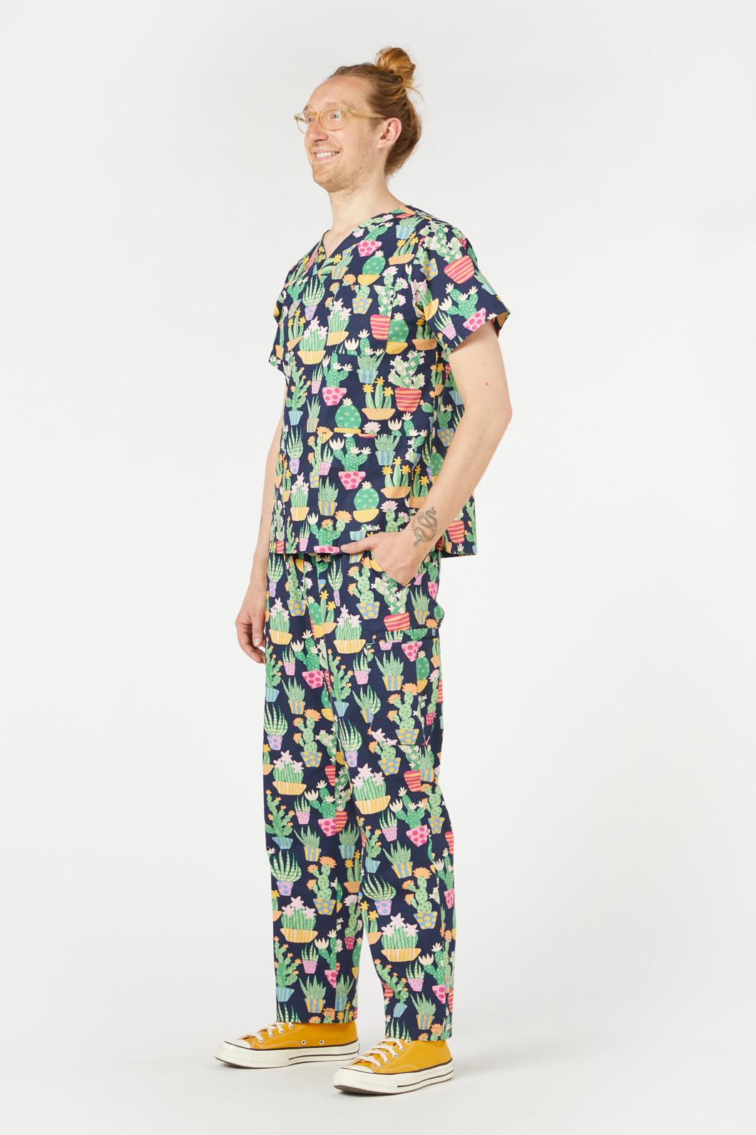 Princess Highway - Cactus Scrub Set - navy
