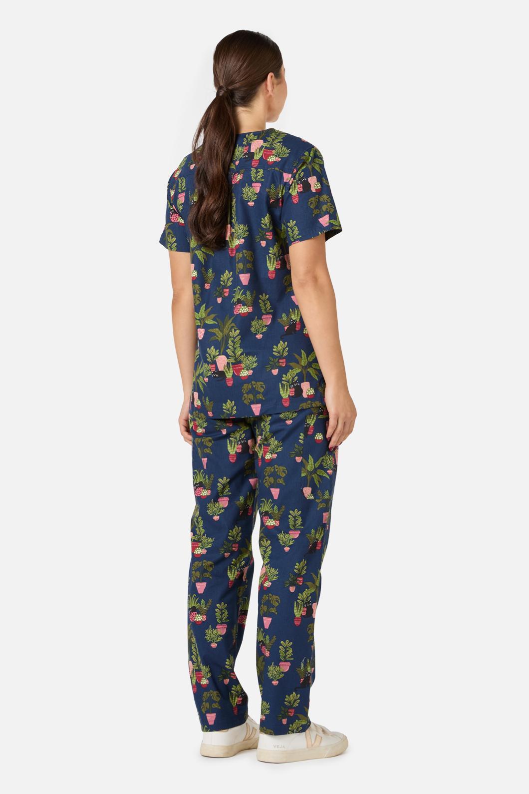 Love Scrubs - House Cat Scrub Set - navy