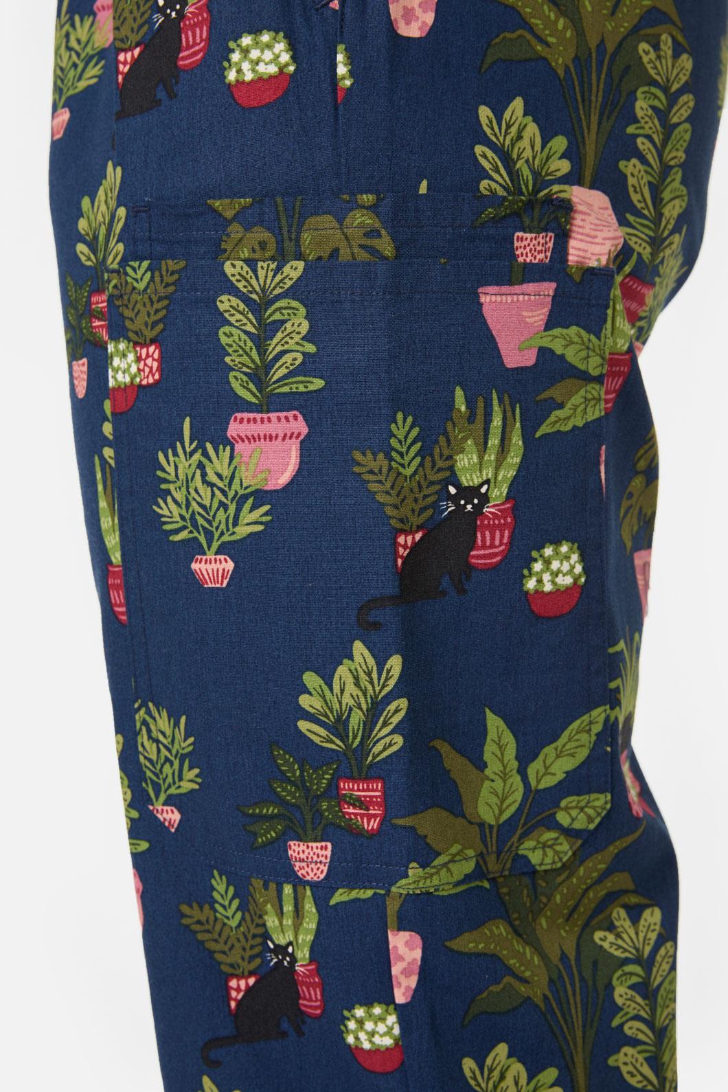 Love Scrubs - House Cat Scrub Set - navy