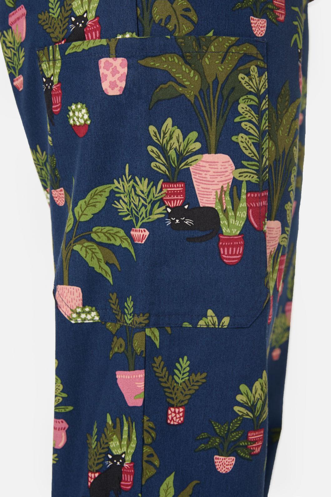 Love Scrubs - House Cat Scrub Set - navy