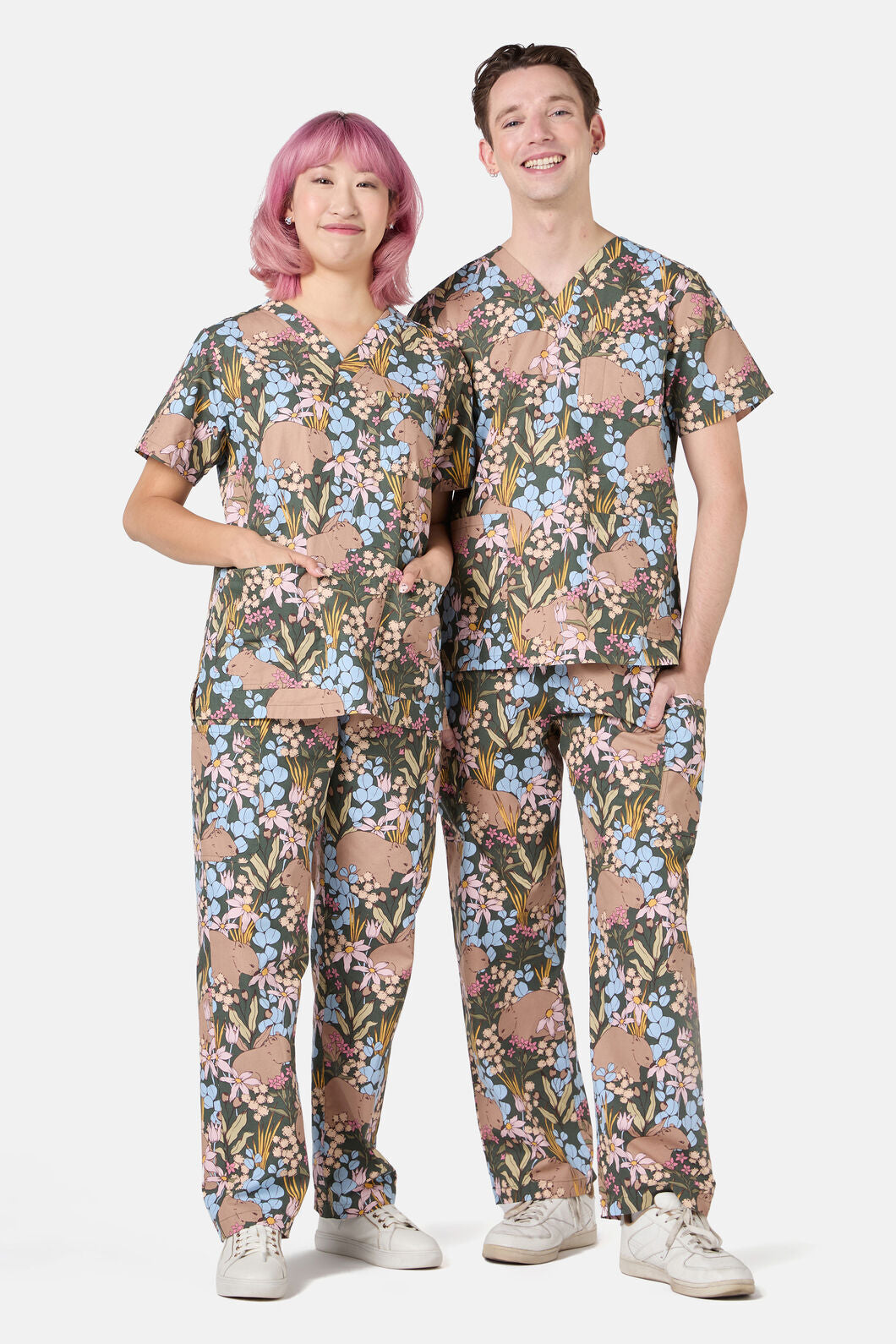 Princess Highway - Wombat Scrub Set - green