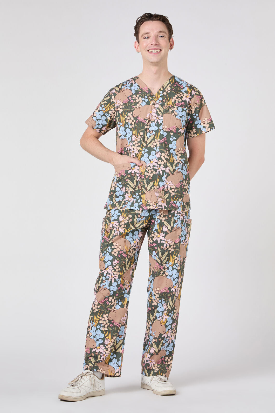 Princess Highway - Wombat Scrub Set - green