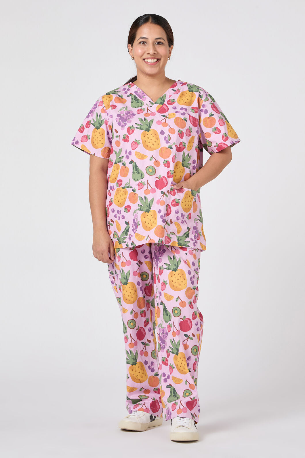 Princess Highway - Fruit Cup Scrub Set - pink