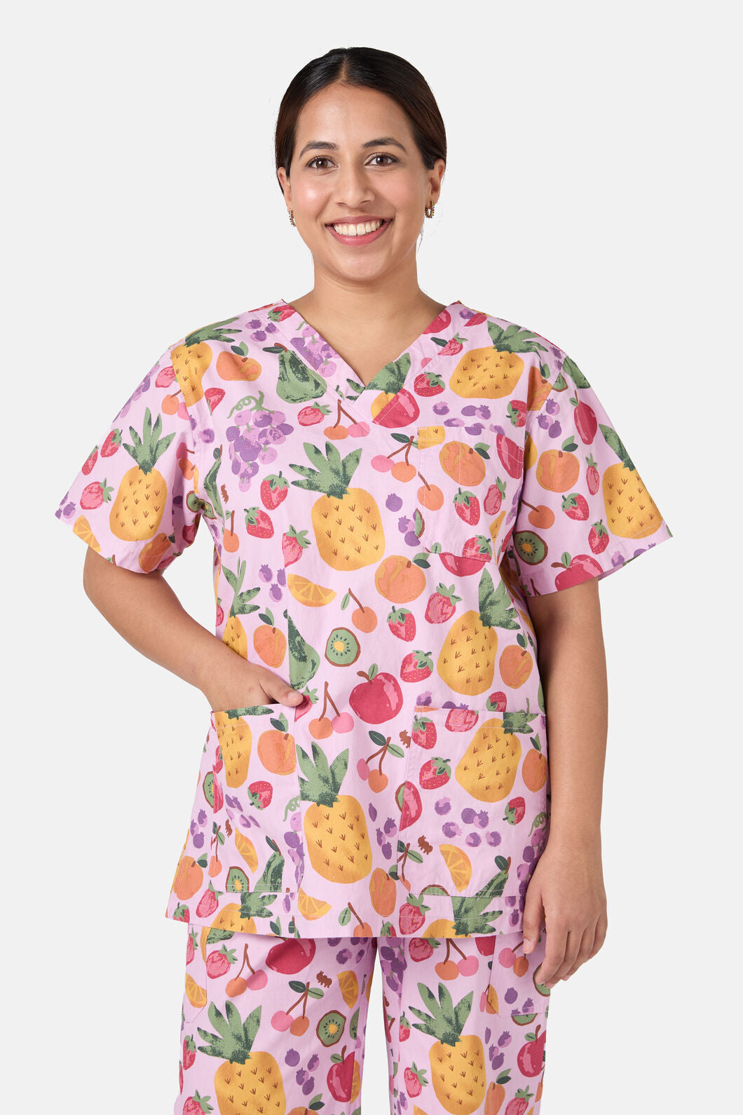Princess Highway - Fruit Cup Scrub Set - pink
