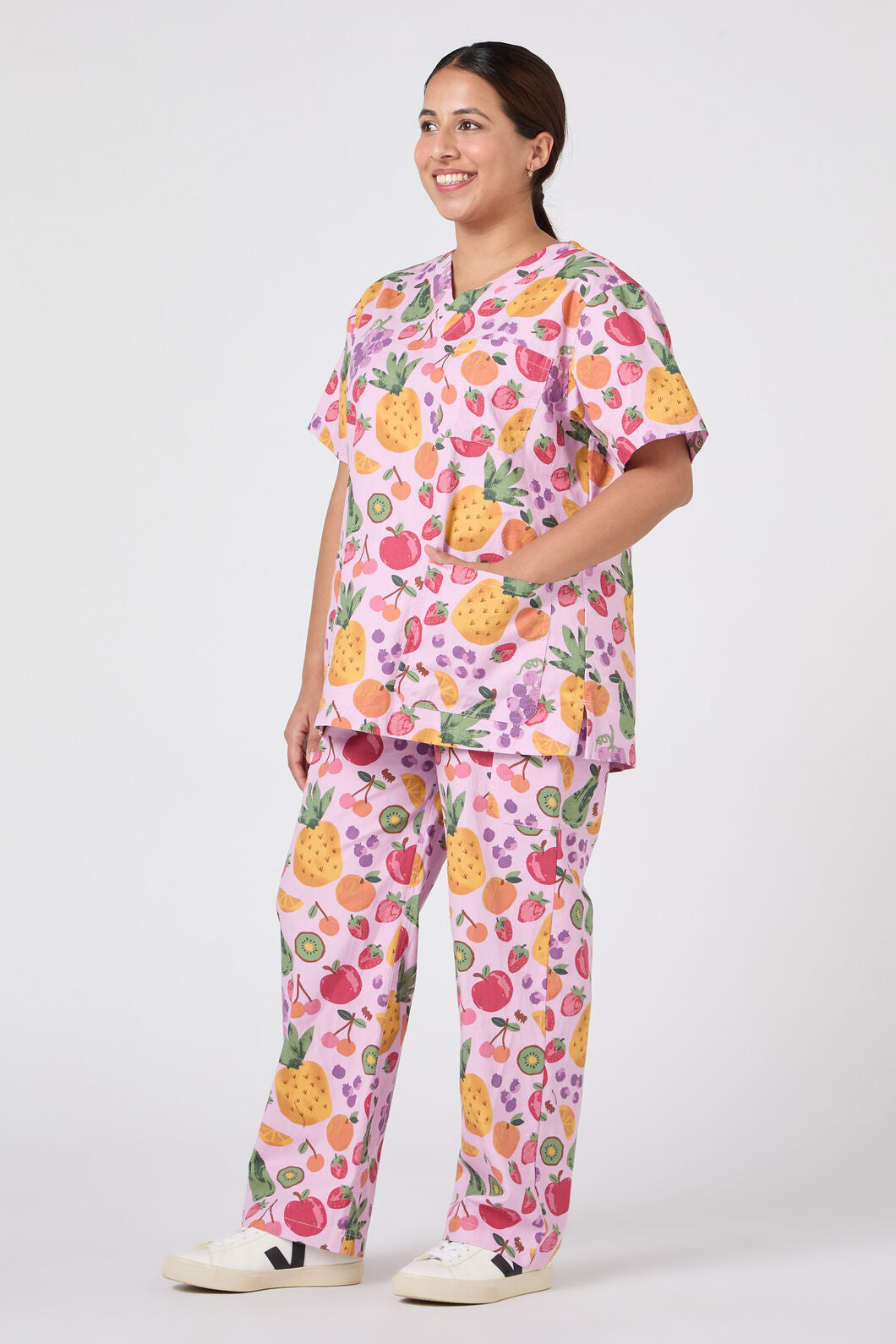Princess Highway - Fruit Cup Scrub Set - pink