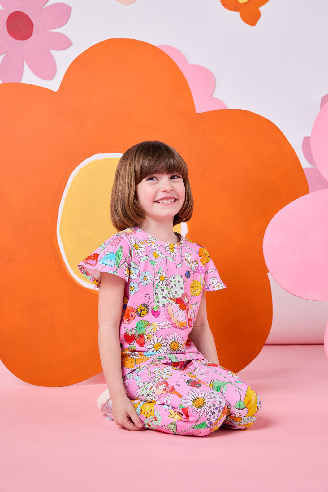 Princess Highway Kids - Fairies Kids Flutter Tee - pink