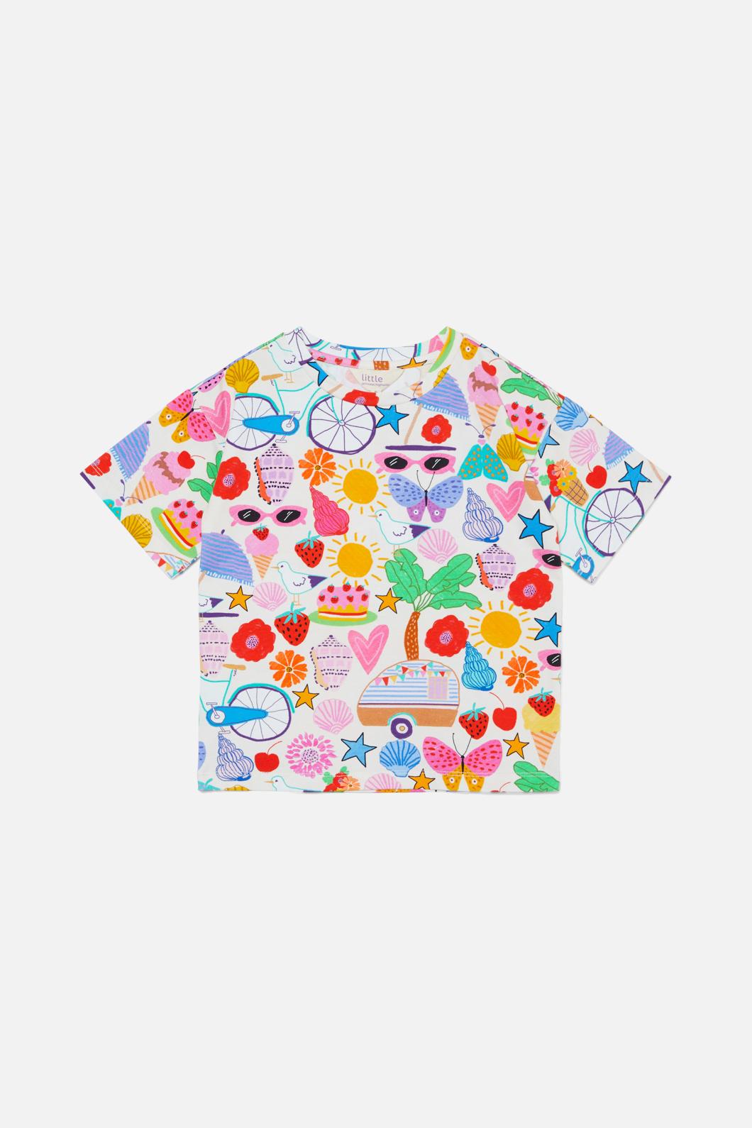 Princess Highway Kids - Lorne Kids SS Tee - cream