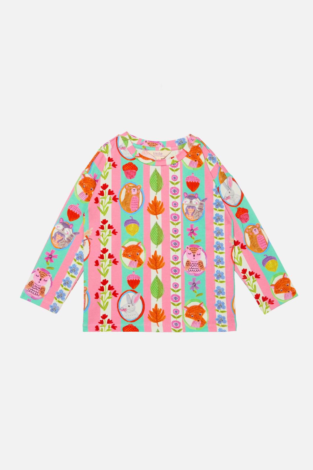 Princess Highway Kids - Woodland Stripe Kids LS Tee - multi