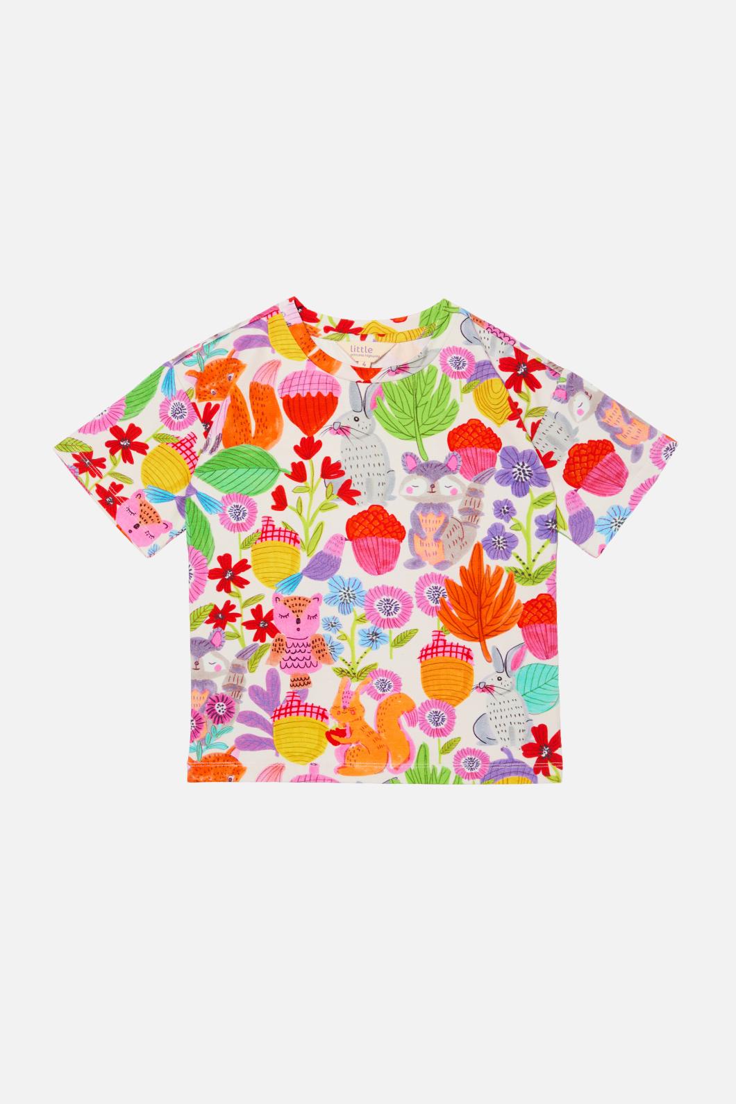 Princess Highway Kids - Woodland Kids SS Tee - cream