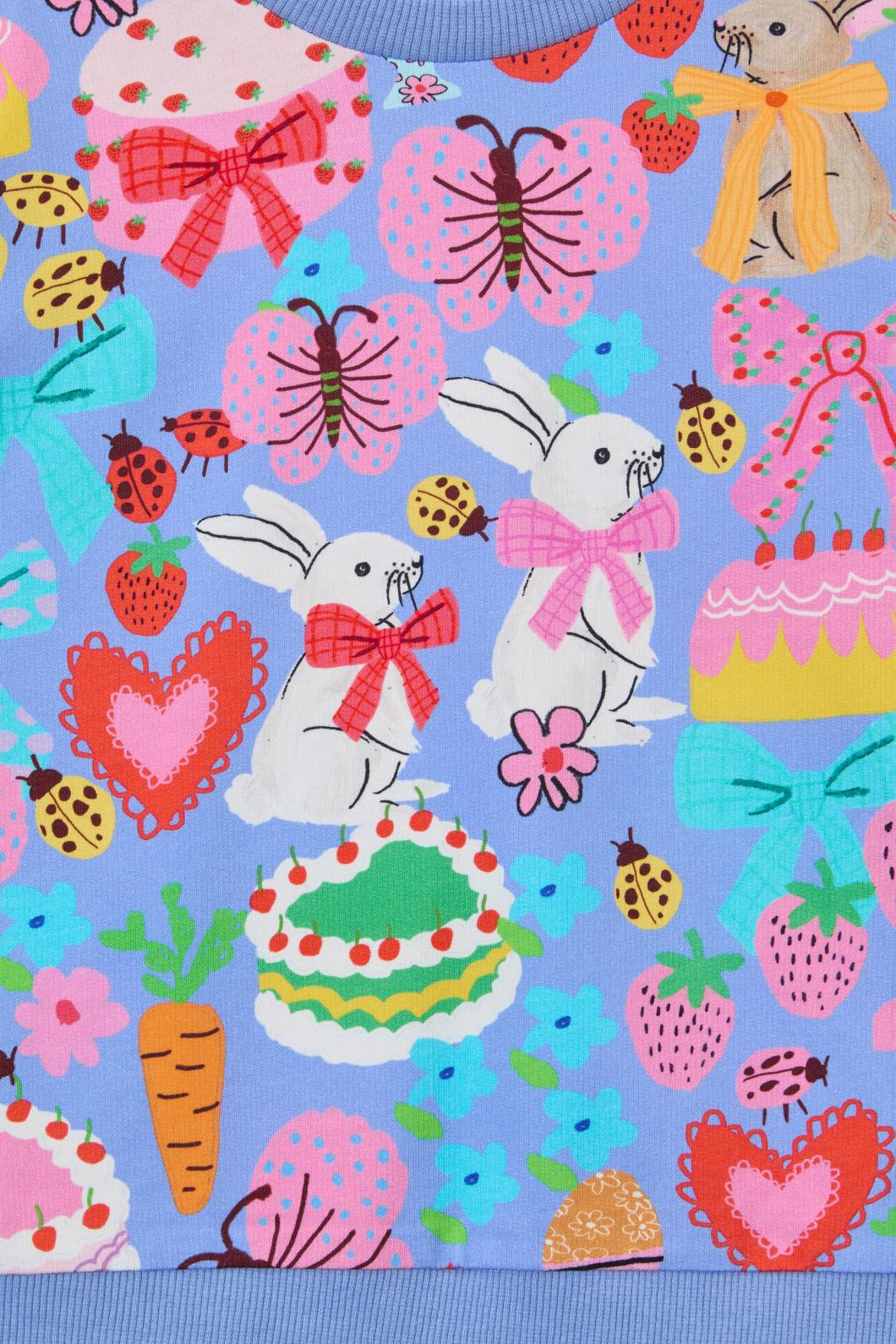 Princess Highway Kids - Bunny Love Kids Sweater - blue