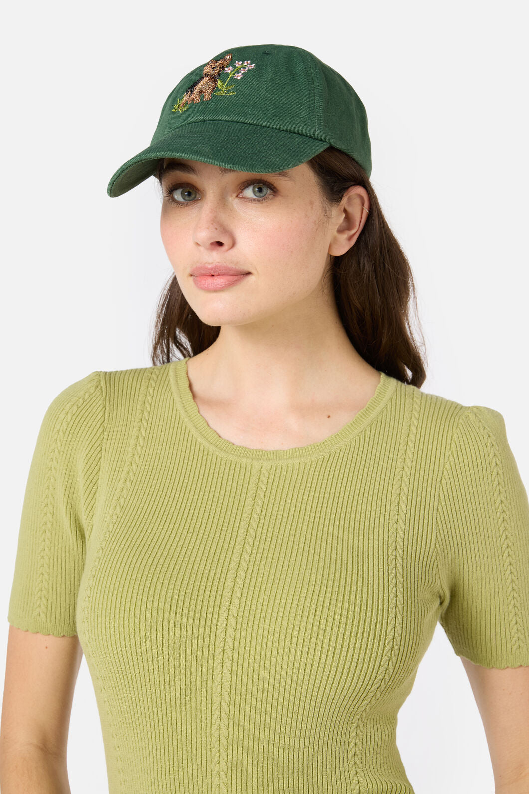 Princess Highway - Dog Embroidery Cap - olive