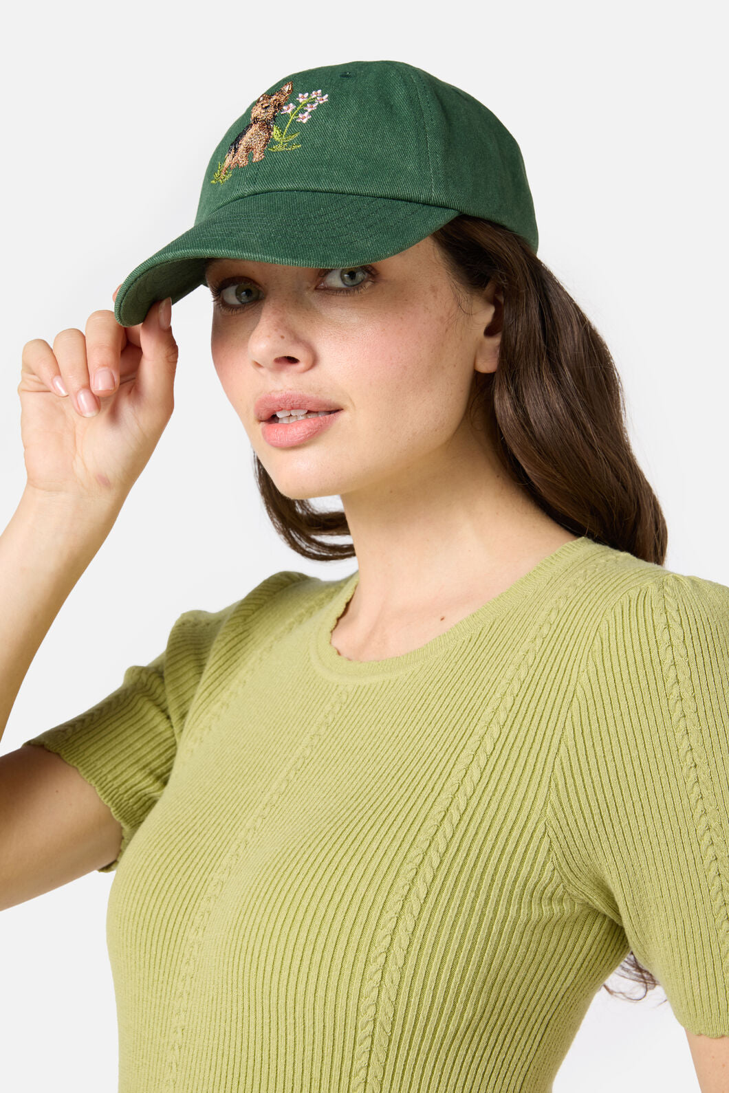 Princess Highway - Dog Embroidery Cap - olive