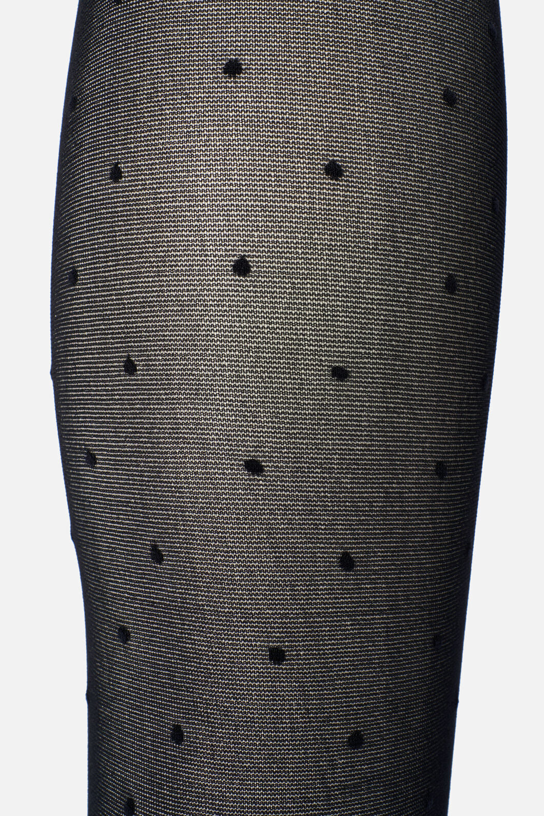 Princess Highway - Black Spot & Bow Tights - black