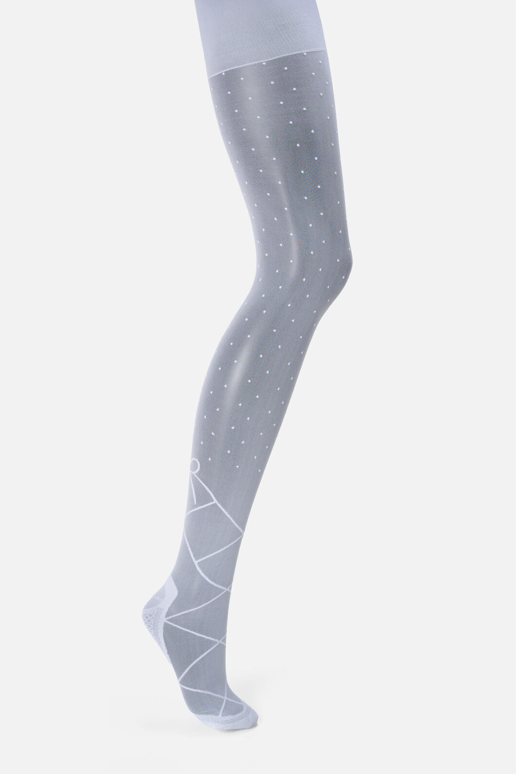 Princess Highway - Cream Spot & Bow Tights - cream