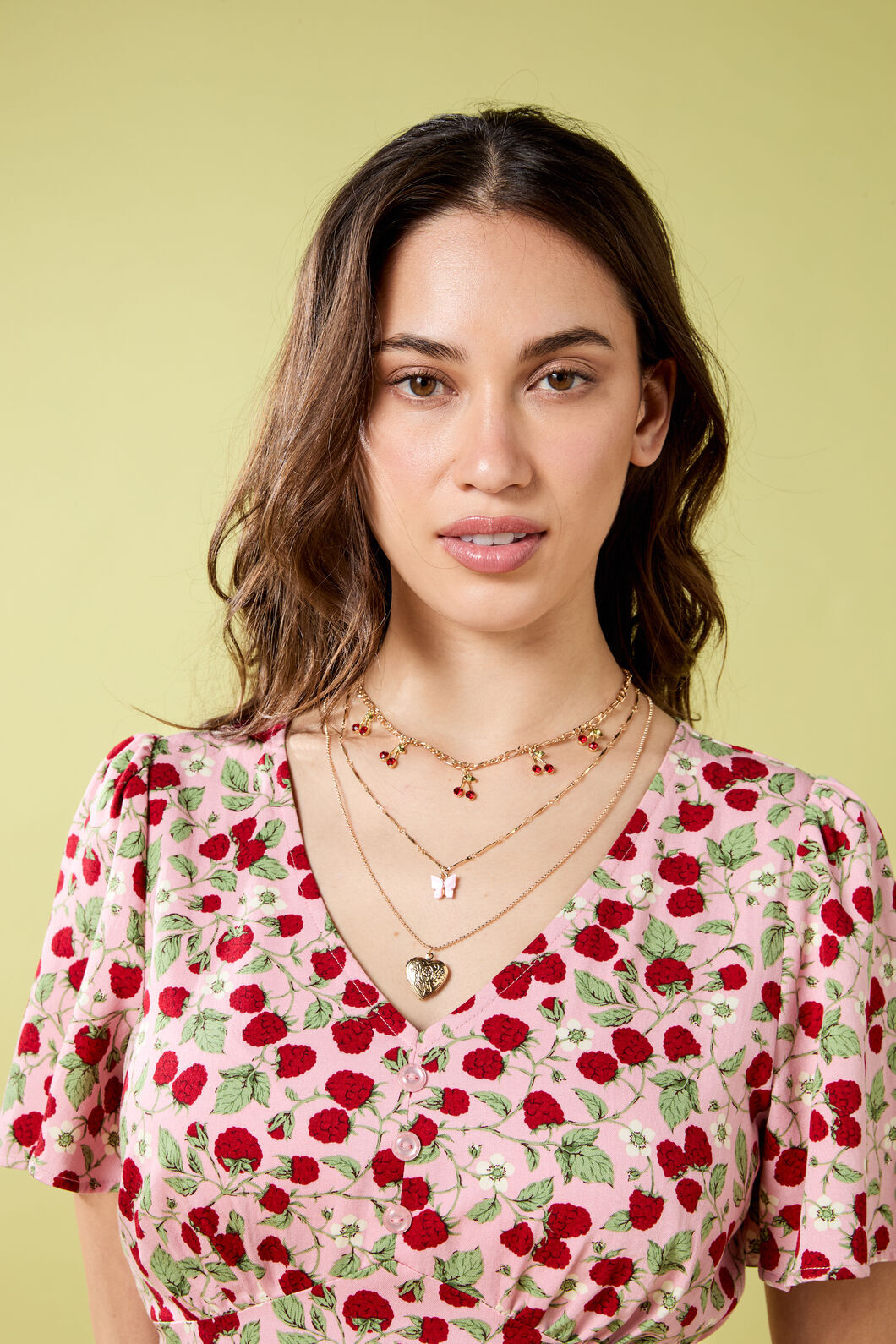 Princess Highway - Sweet Necklace Set - gold