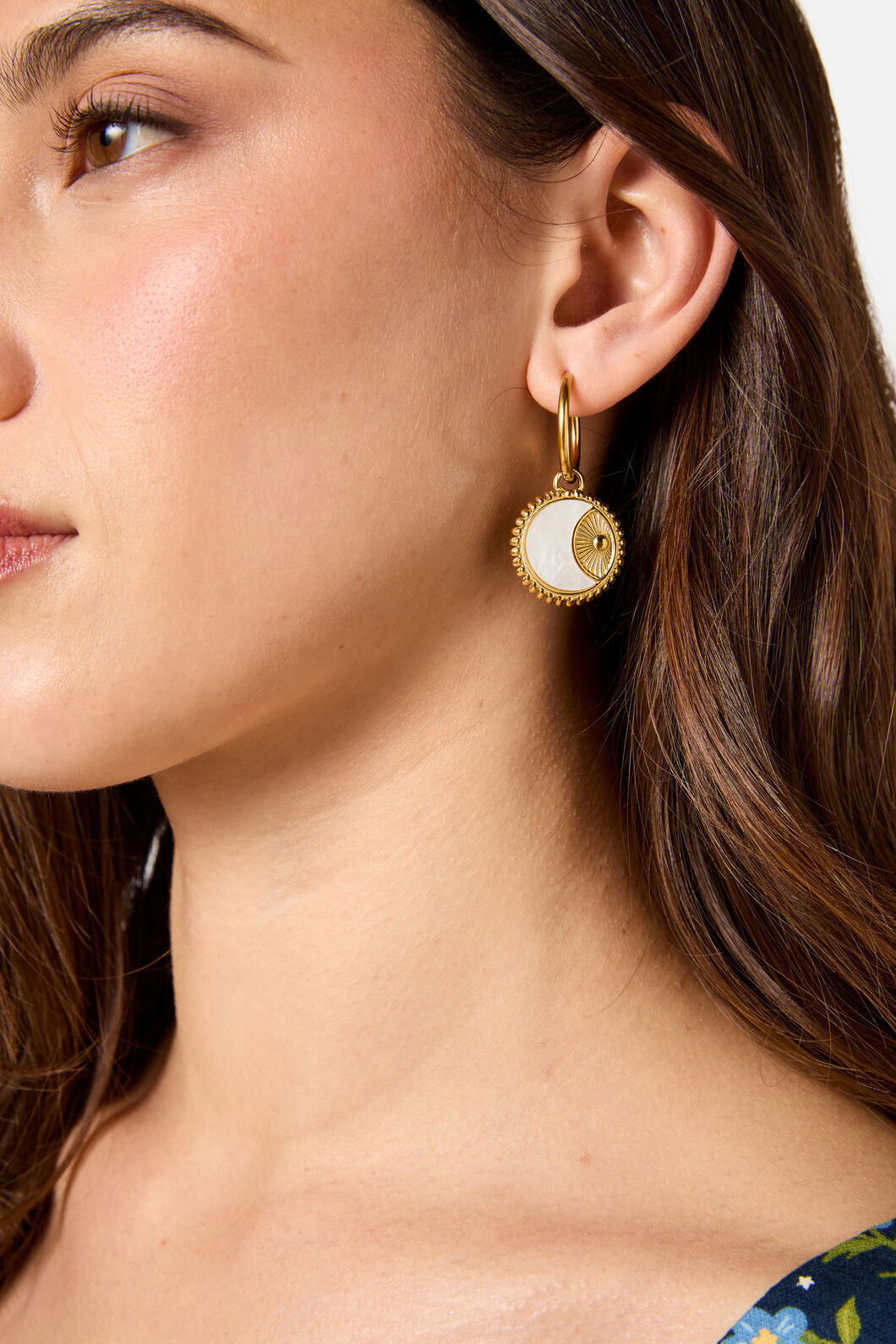 Princess Highway - Pretty Opal Earrings - gold