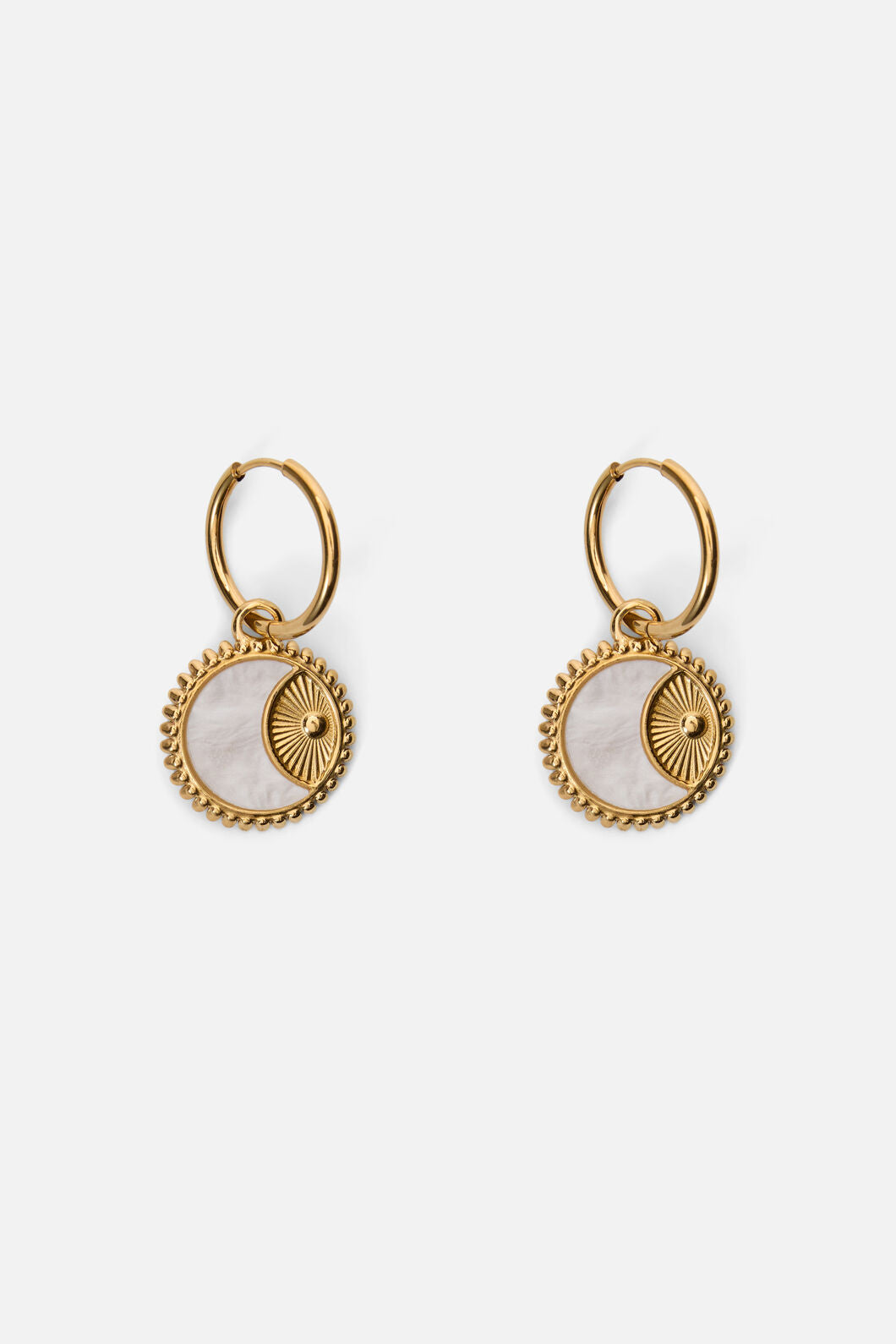 Princess Highway - Pretty Opal Earrings - gold