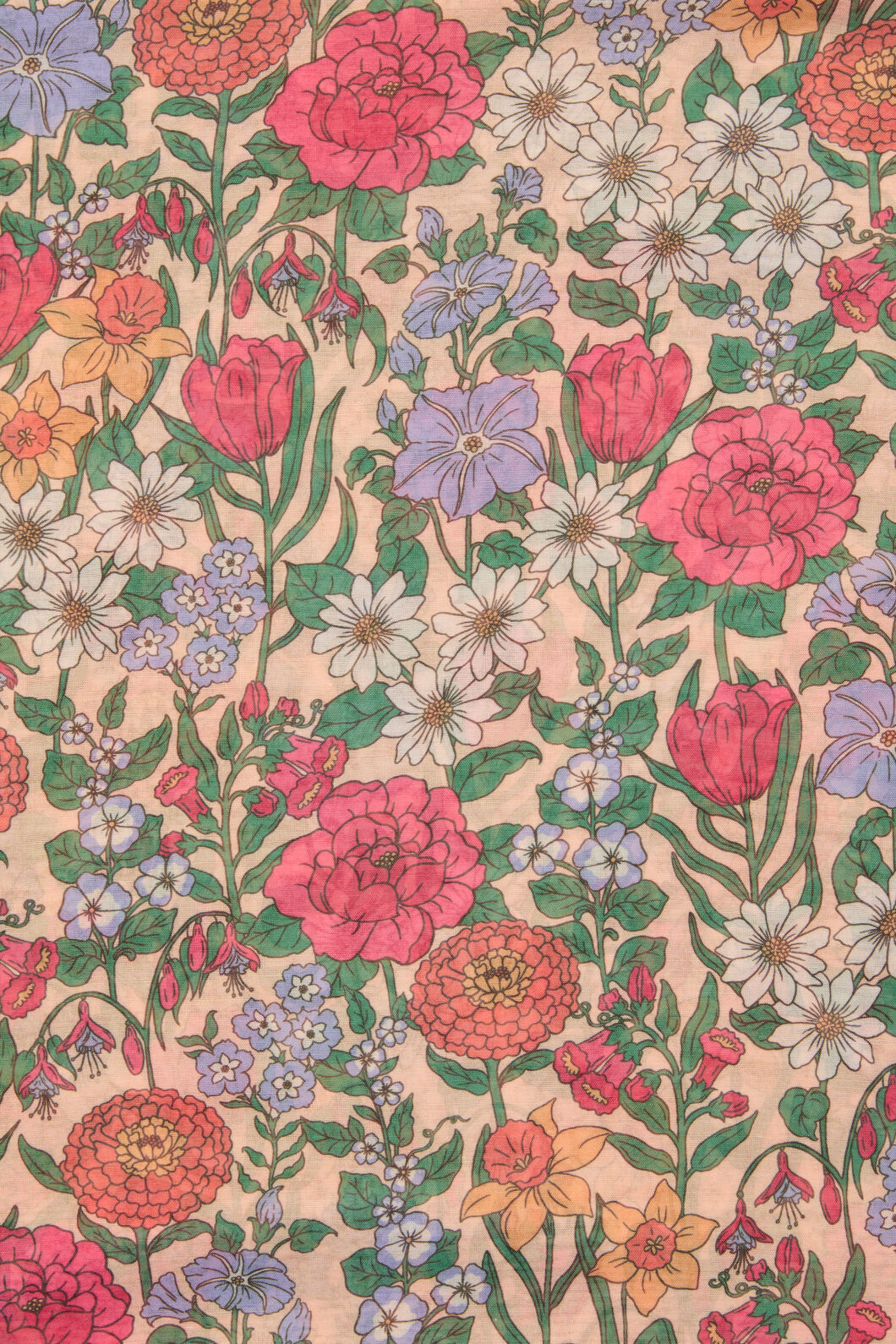 Princess Highway - Floral Fields Scarf - cream