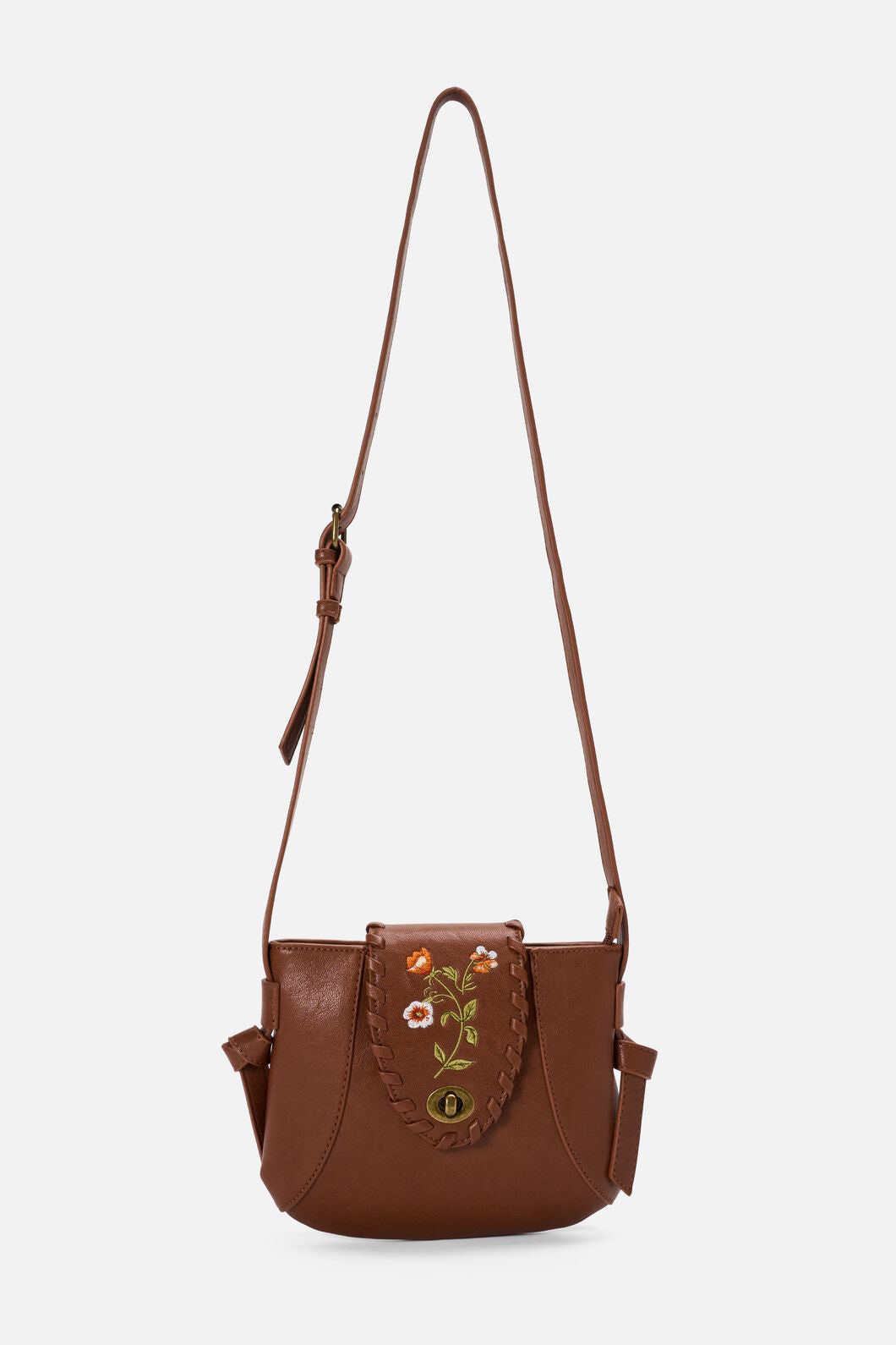Princess Highway - Embroidered Bag - tan
