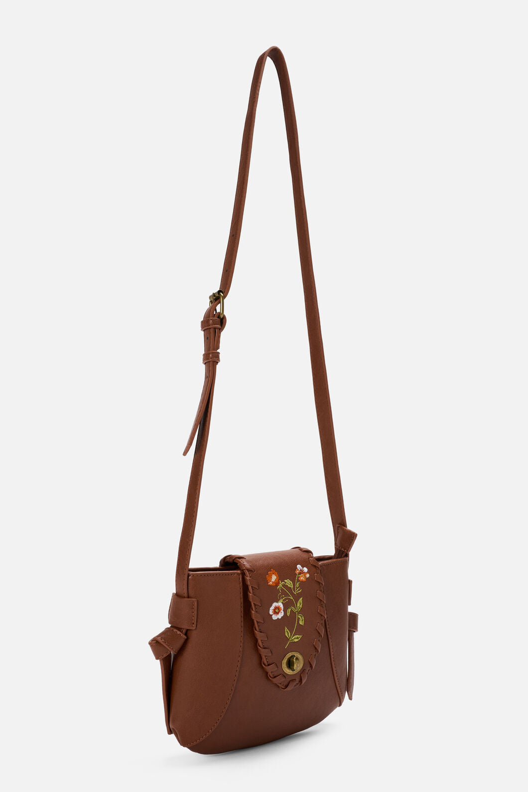 Princess Highway - Embroidered Bag - tan