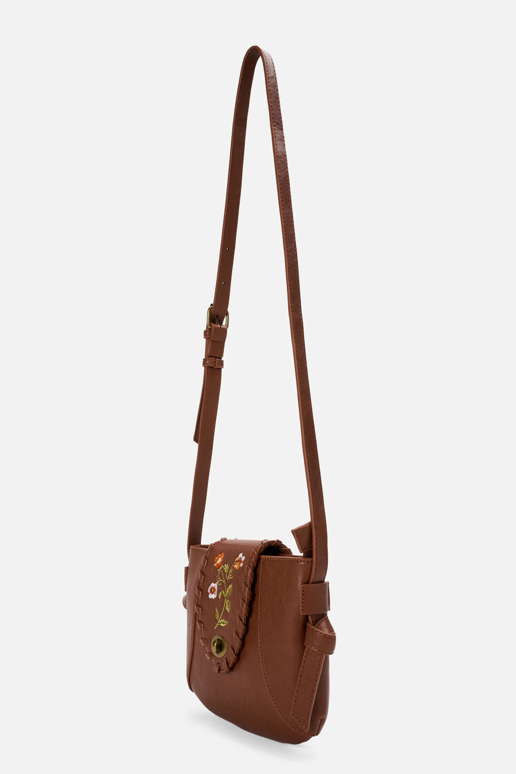 Princess Highway - Embroidered Bag - tan