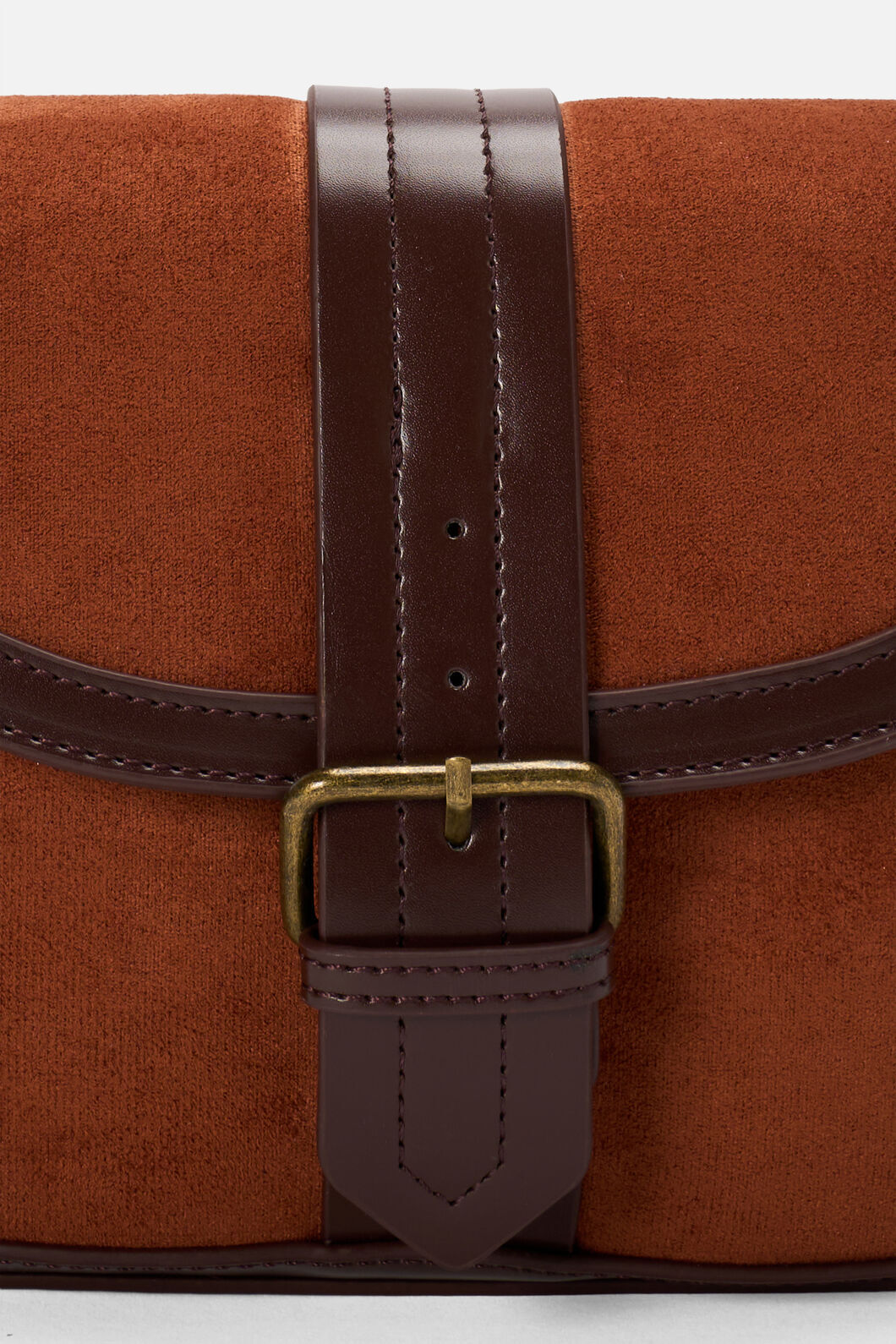 Princess Highway - Suede Look Vintage Bag - chocolate